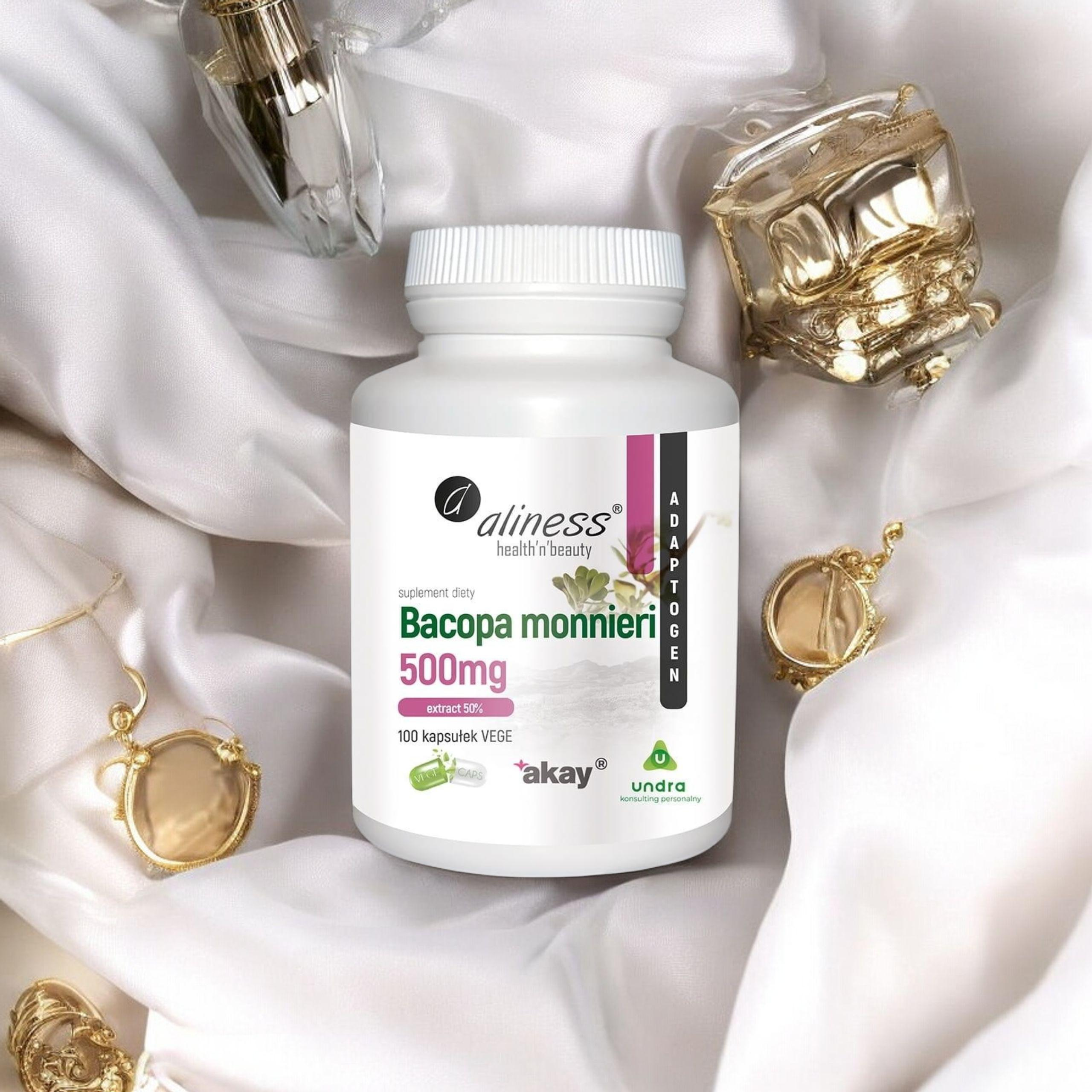 ALINESS - Bacopa Monnieri Extract 500mg - 100vcaps.