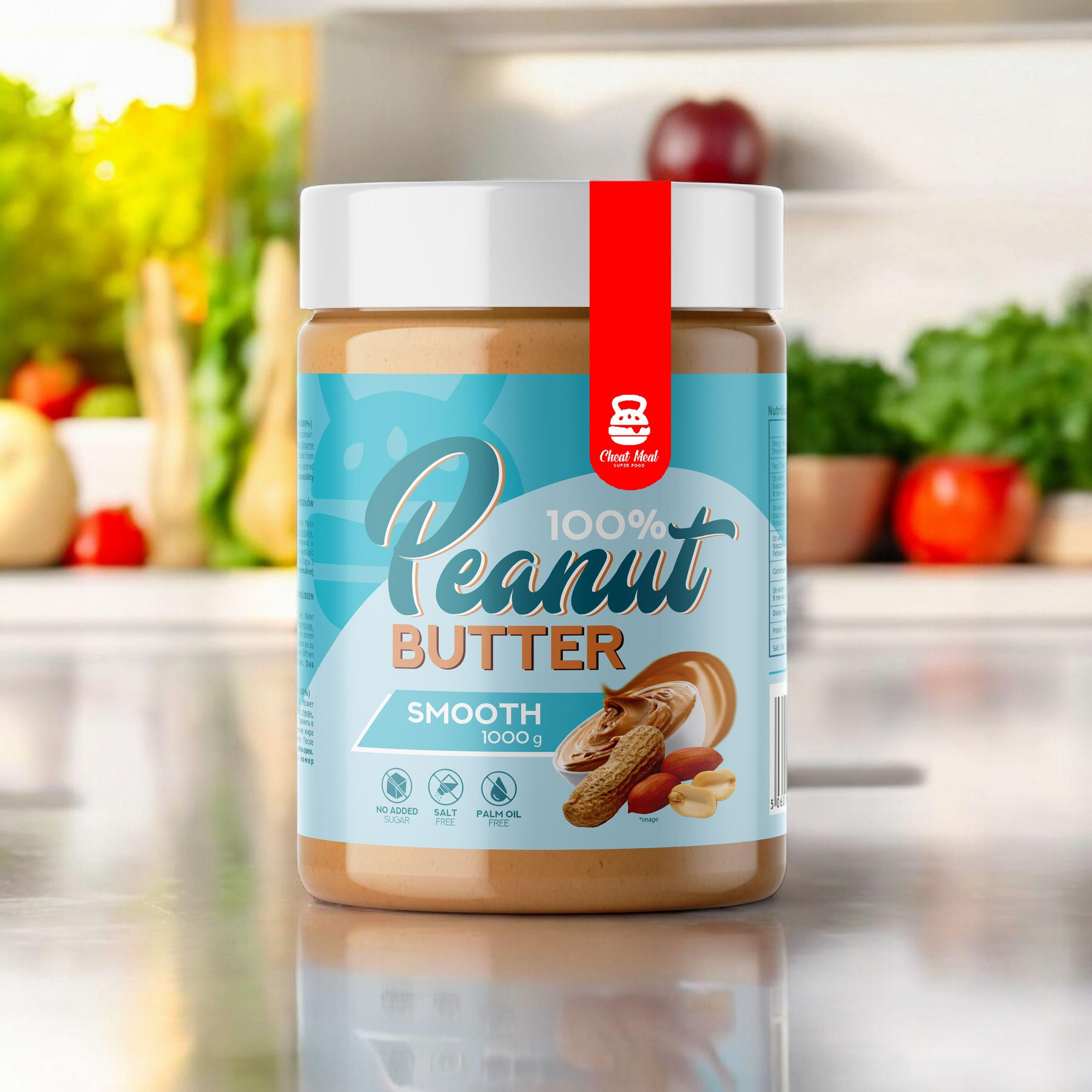 Cheat Meal Nutrition Peanut Cream (Arašídový krém) - 1000g - Smooth