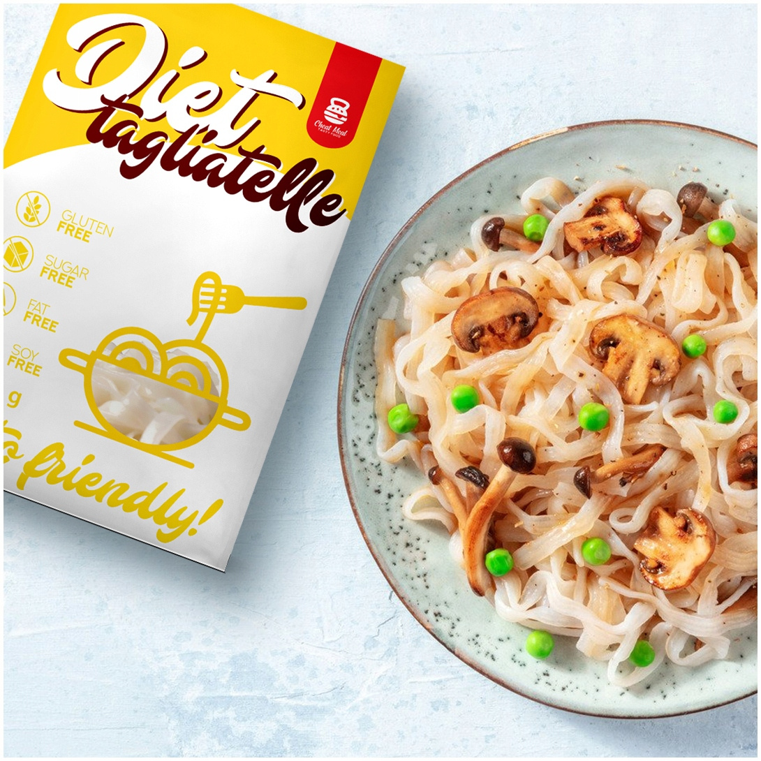 Cheat Meal Nutrition Diet Tagliatelle - 400g (300g netto) - Makaron Konjac