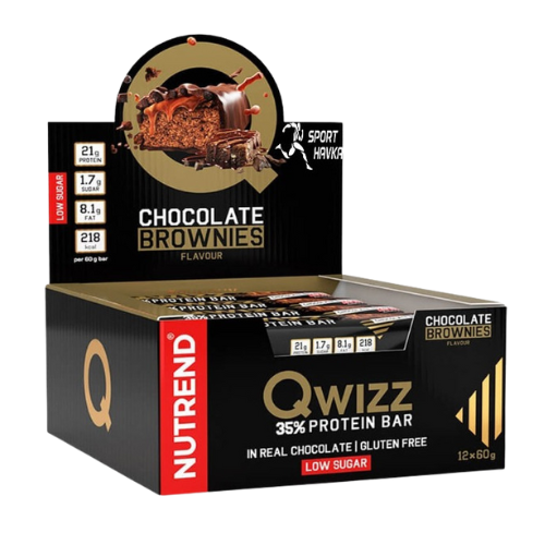 NUTREND - Tyčinka QWIZZ Protein Bar - 24x 60g 
