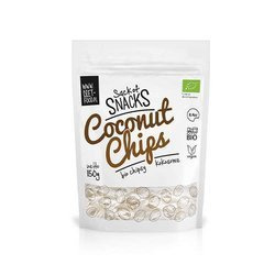 DIET FOOD Bio Coconut Chips - 150g - Kokosové Chipsy