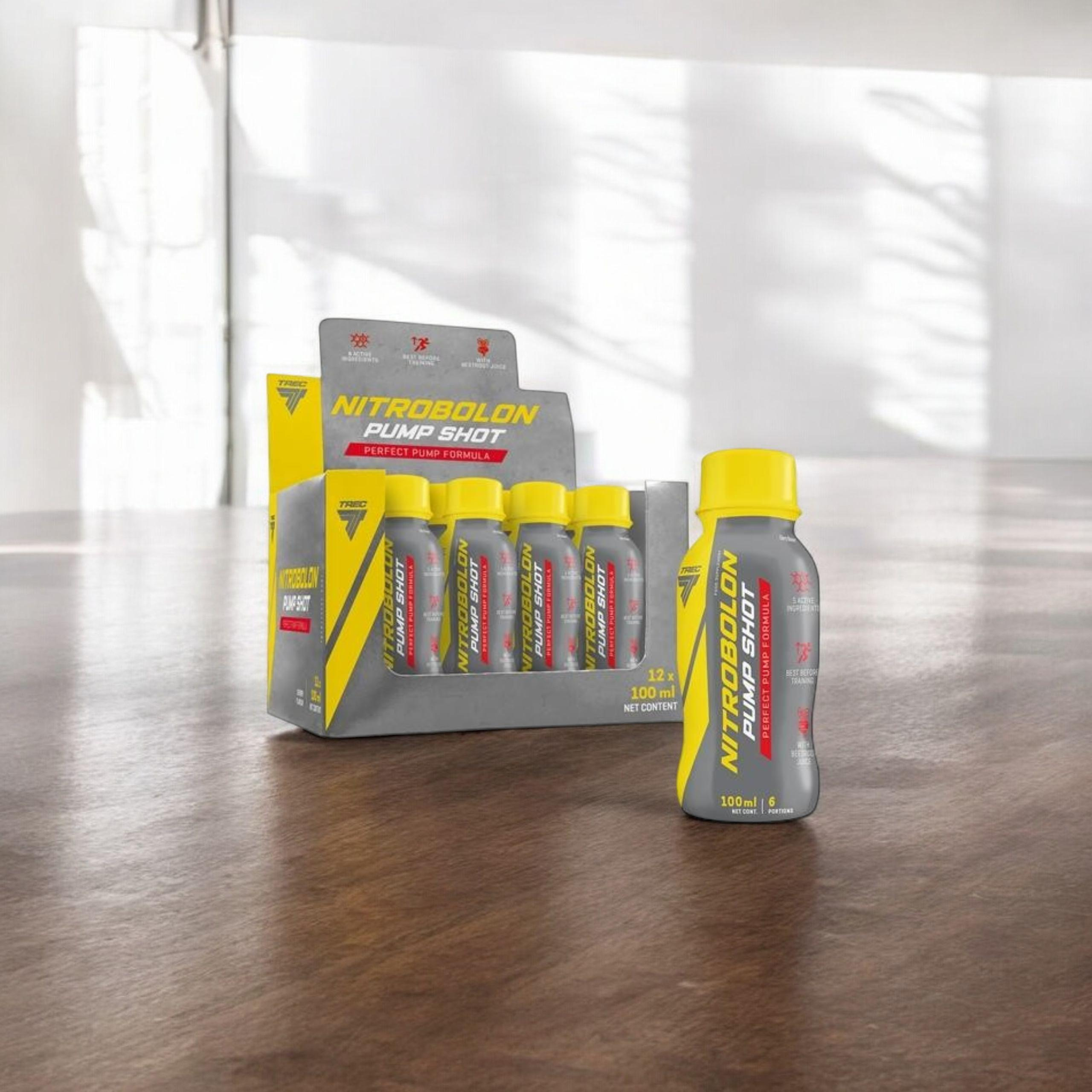 TREC - Nitrobolon Pump Shot - 12x 100ml - Třešeň 