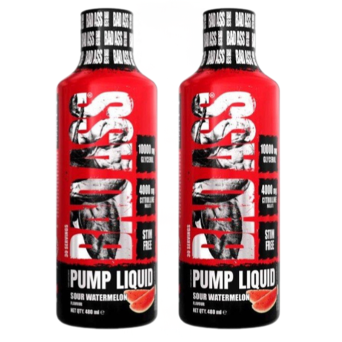 BAD ASS - Bad Ass Pump Liquid - 2x 480ml - Sour Watermelon - VÝPRODEJ - 31-03