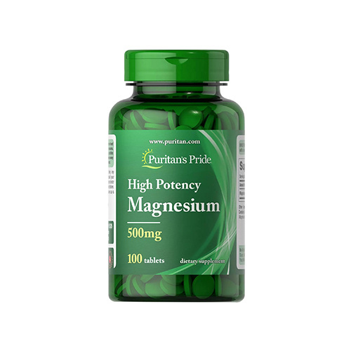 Puritan's Pride High Potency Magnesium 500mg - 100tabs - Hořčík