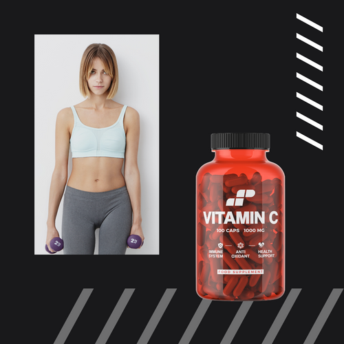 MP NUTRITION Vitamin C 1000mg - 100caps - Vitamín C