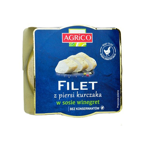 AGRICO Filet z Piersi Kurczaka ve vinném octě - 160g