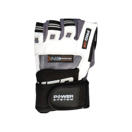 POWER SYSTEM Rukavice - No Compromise - White/Gray