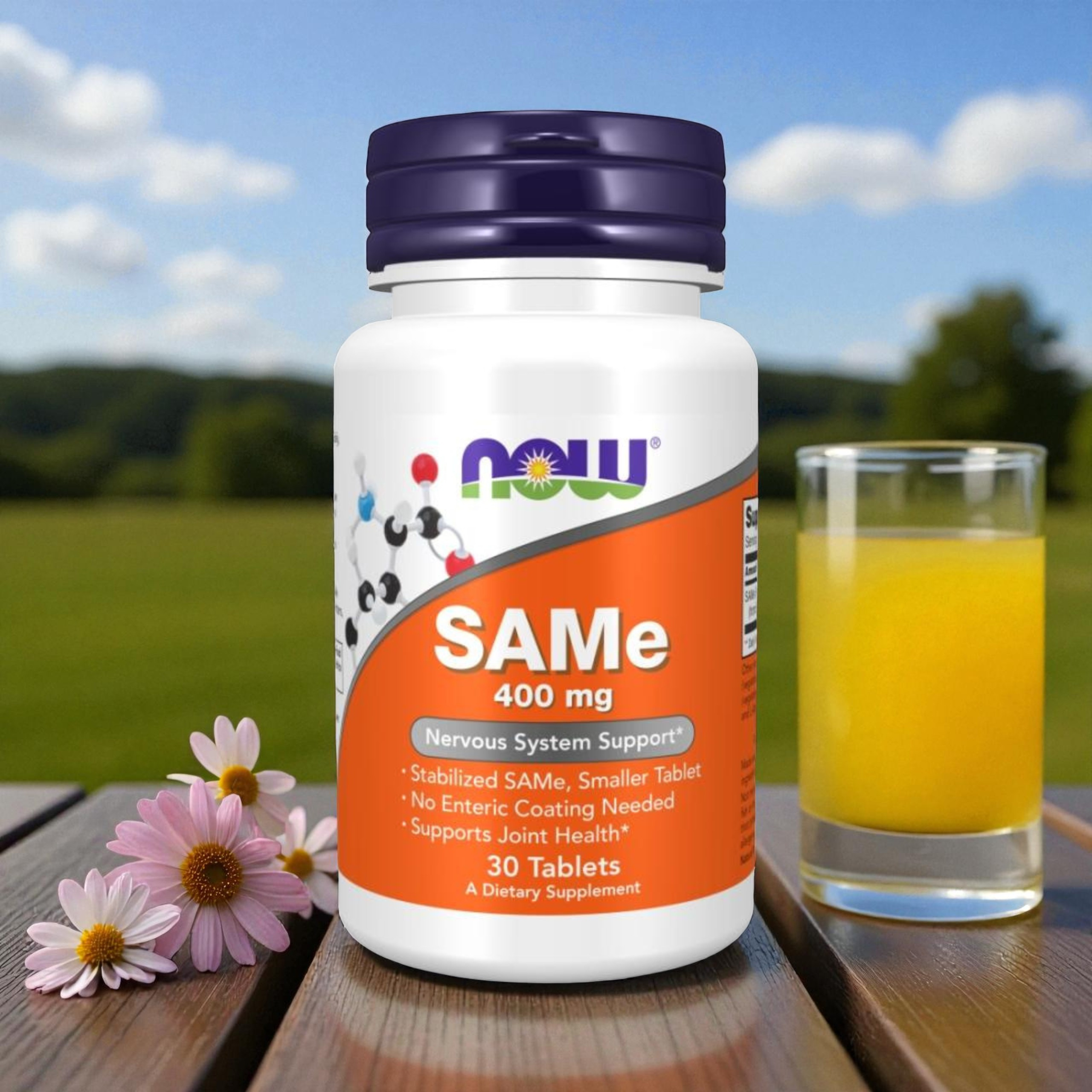 NOW - SAMe S-Adenosyl L-Methionin - 400 mg - 30 tablet pol_pl_NOW-SAMe-S-adenozylo-L-metionina-400mg-30tabs-43034_2