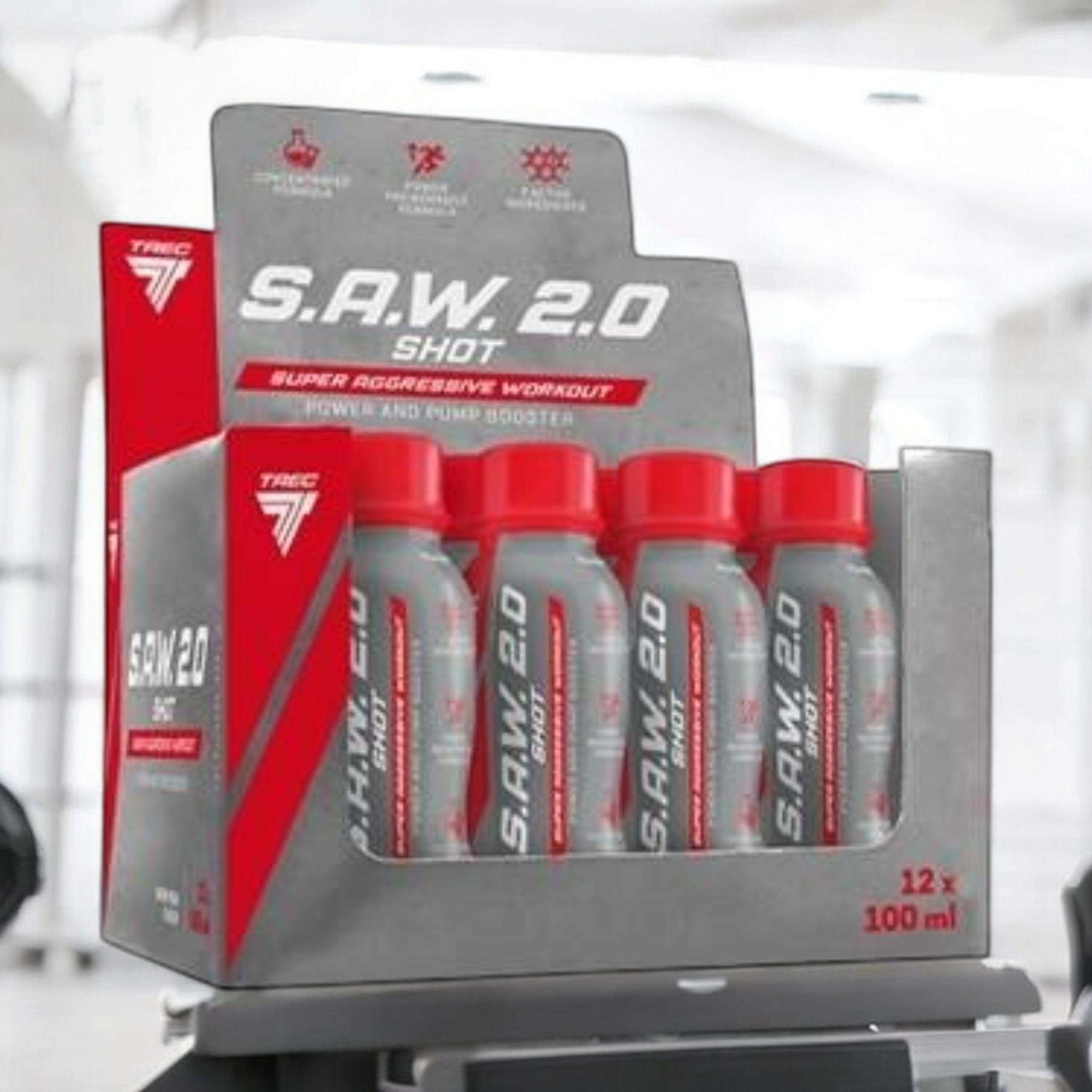 TREC - S.A.W. 2.0 Shot - 12x 100ml - Třešeň Hruška