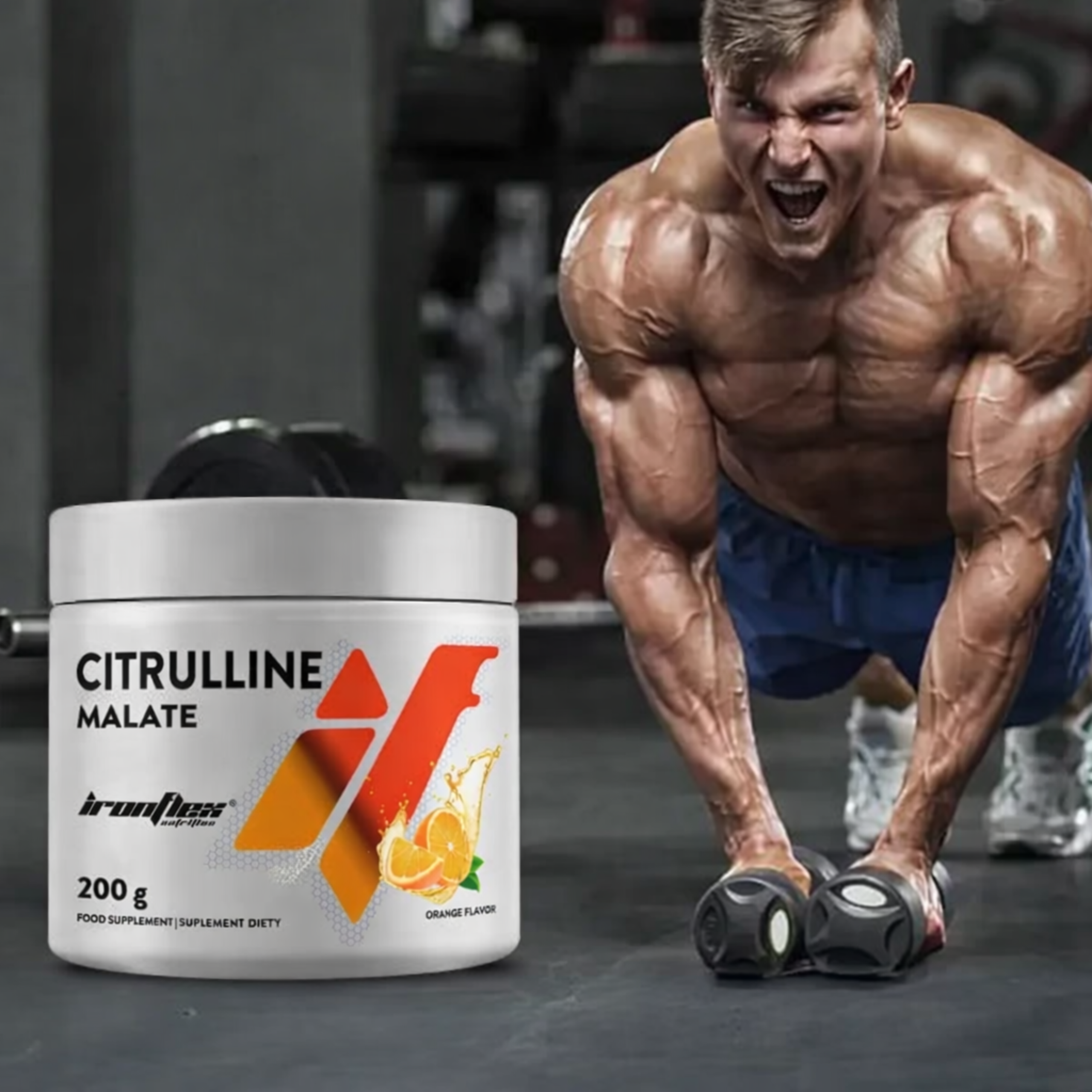 IRONFLEX - Citrulline - 200g - Pomeranč
