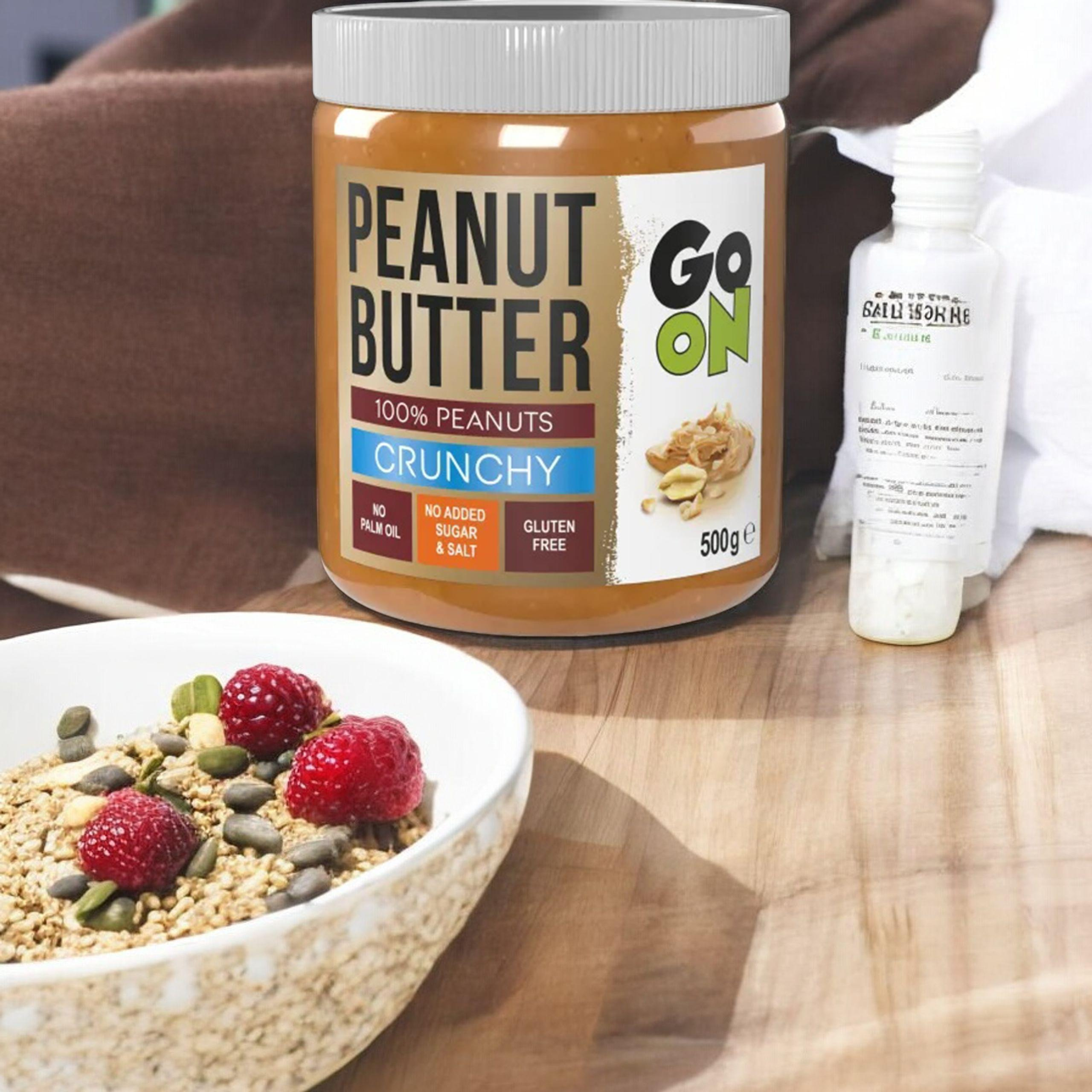 GO ON NUTRITION Peanut Cream - 100% Arašídových Ořechů - 500g