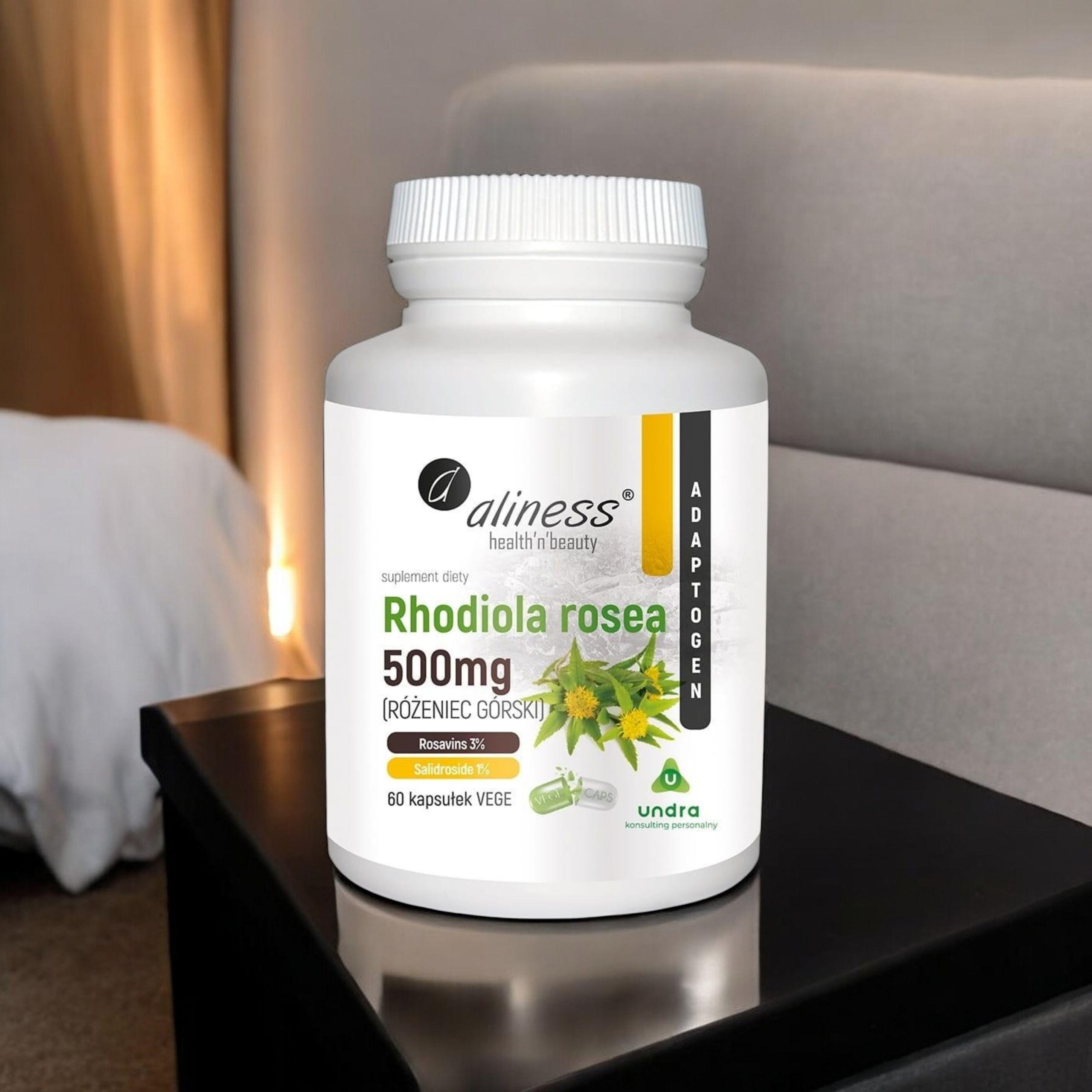 ALINESS - Rhodiola Rosea 500mg - 60veg.kaps.