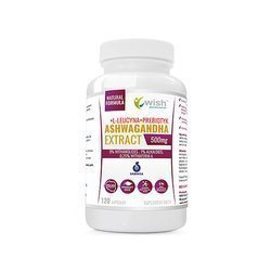 WISH Pharmaceutical Ashwagandha Ekstrakt 500mg (9% Witanolidów) Žen Šen Indický - 120caps