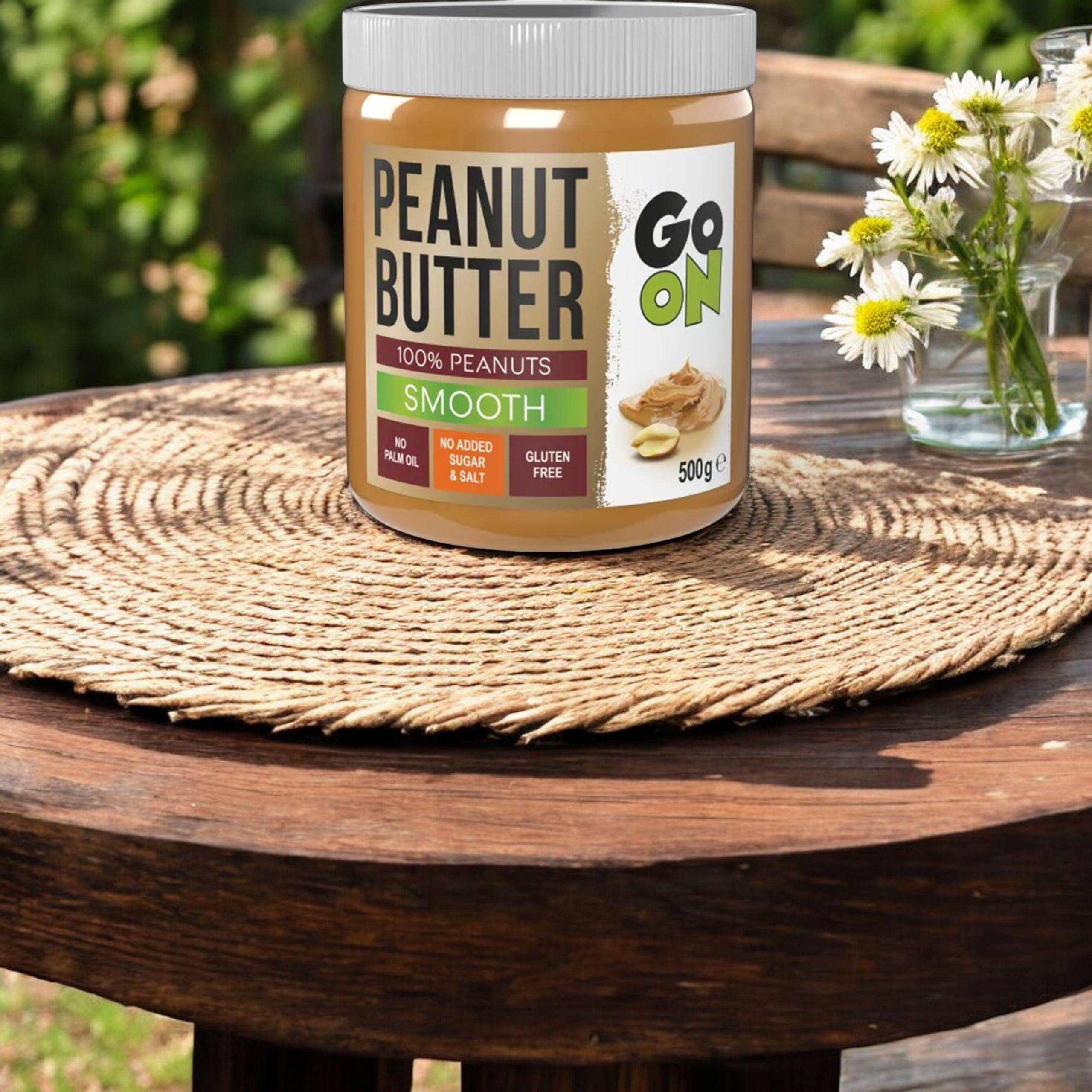 GO ON NUTRITION Peanut Cream - 100% Arašídových Ořechů - 500g