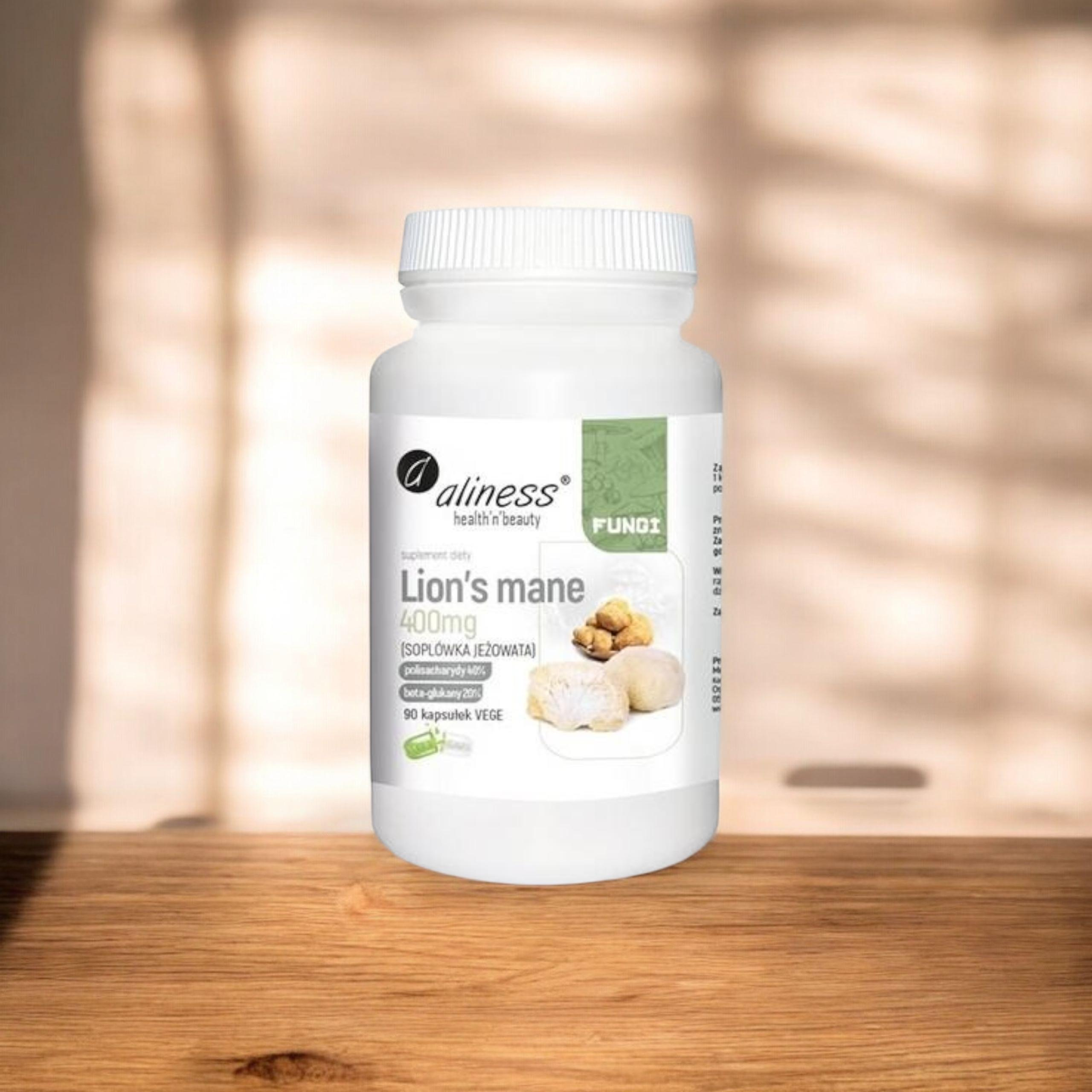 ALINESS - Lion's Mane 400mg - 90vcaps.