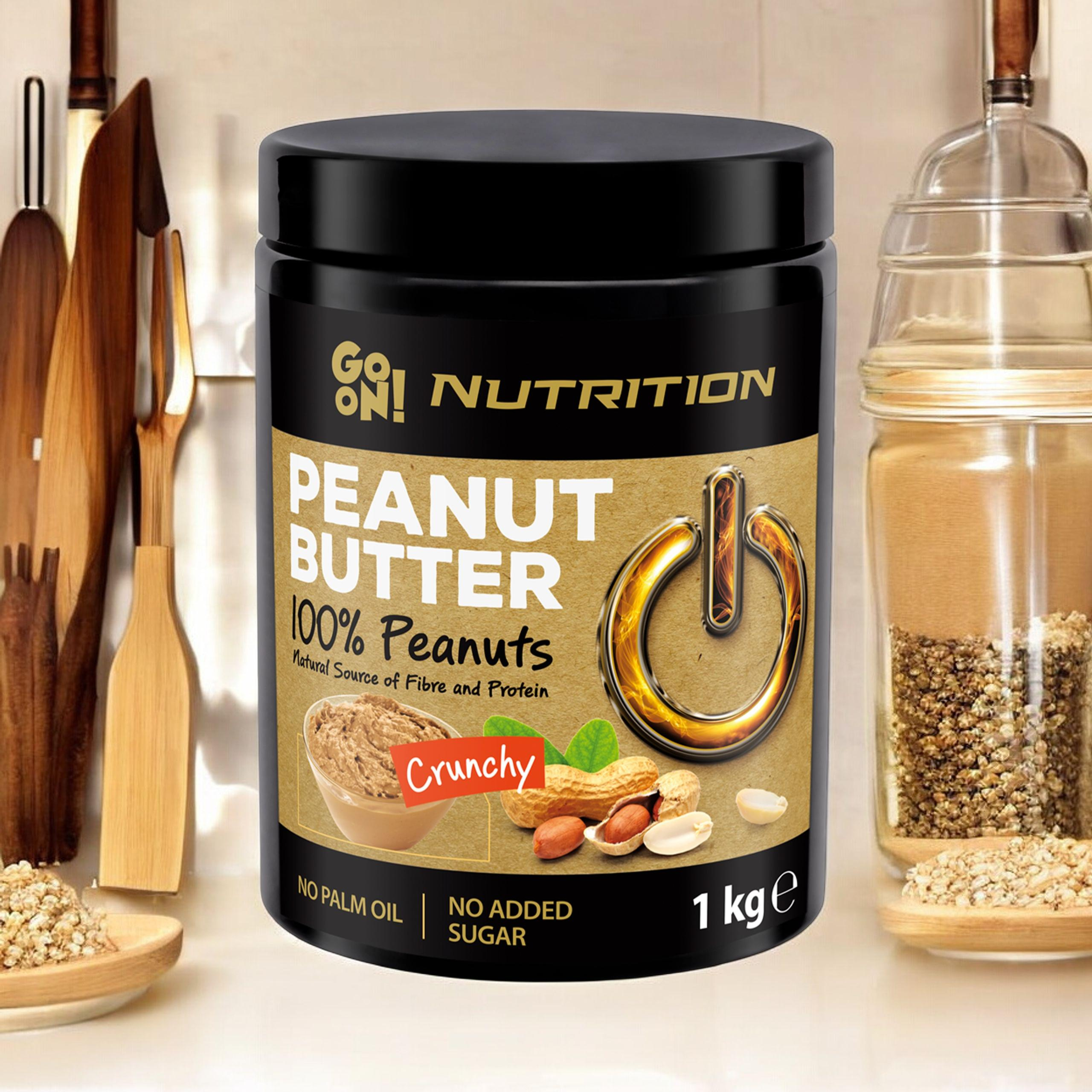 GO ON NUTRITION Peanut Cream - 100% Arašídových Ořechů - 1000g
