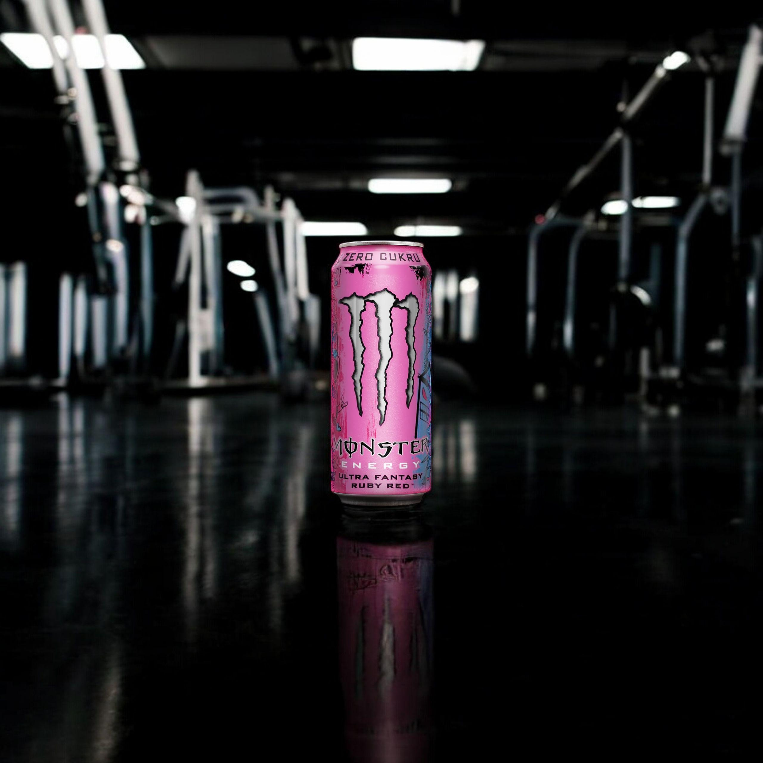 MONSTER - Monster Energy Ultra Fantasy - 500ml - Rubínově červená