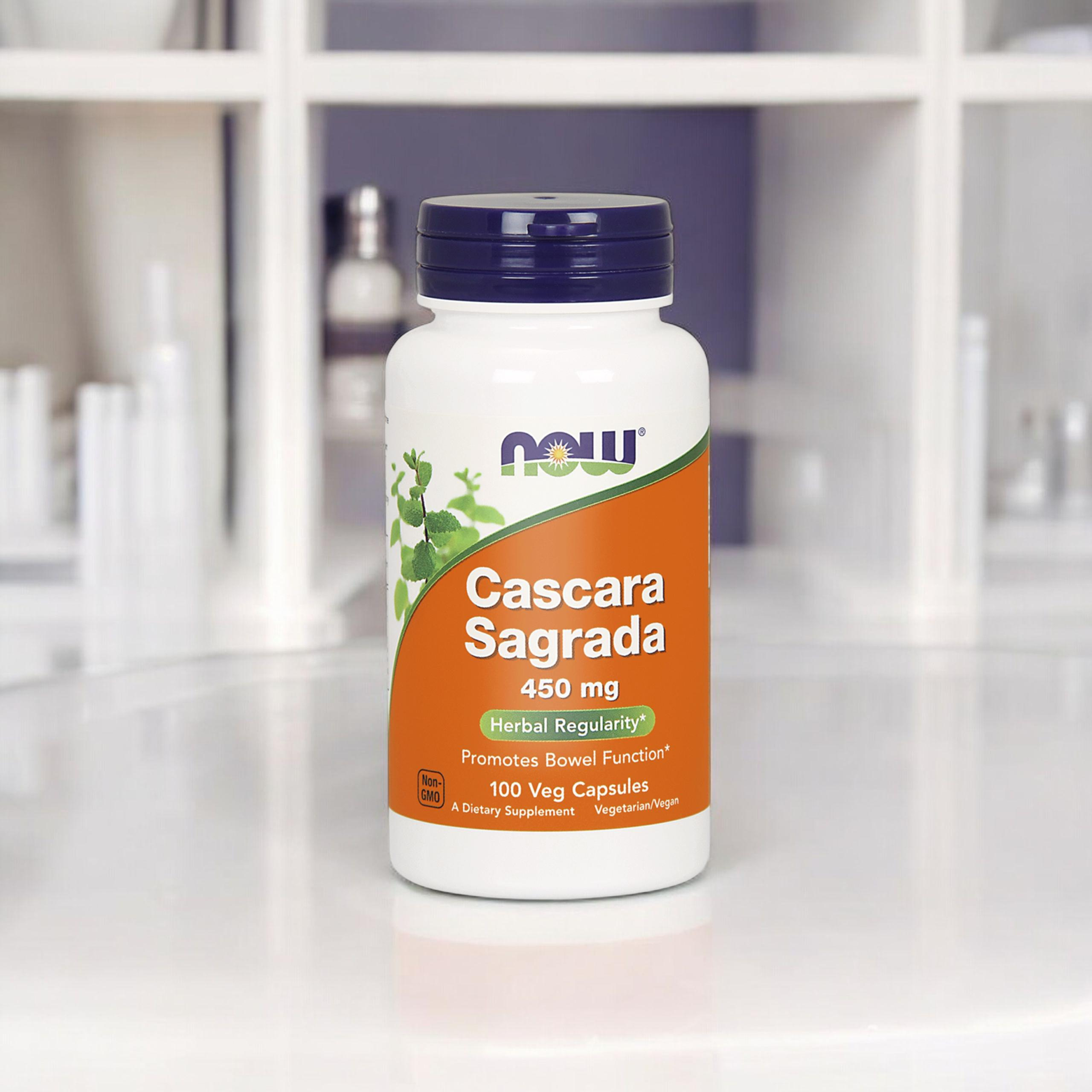 NOW Cascara Sagrada 450mg - 100vcaps