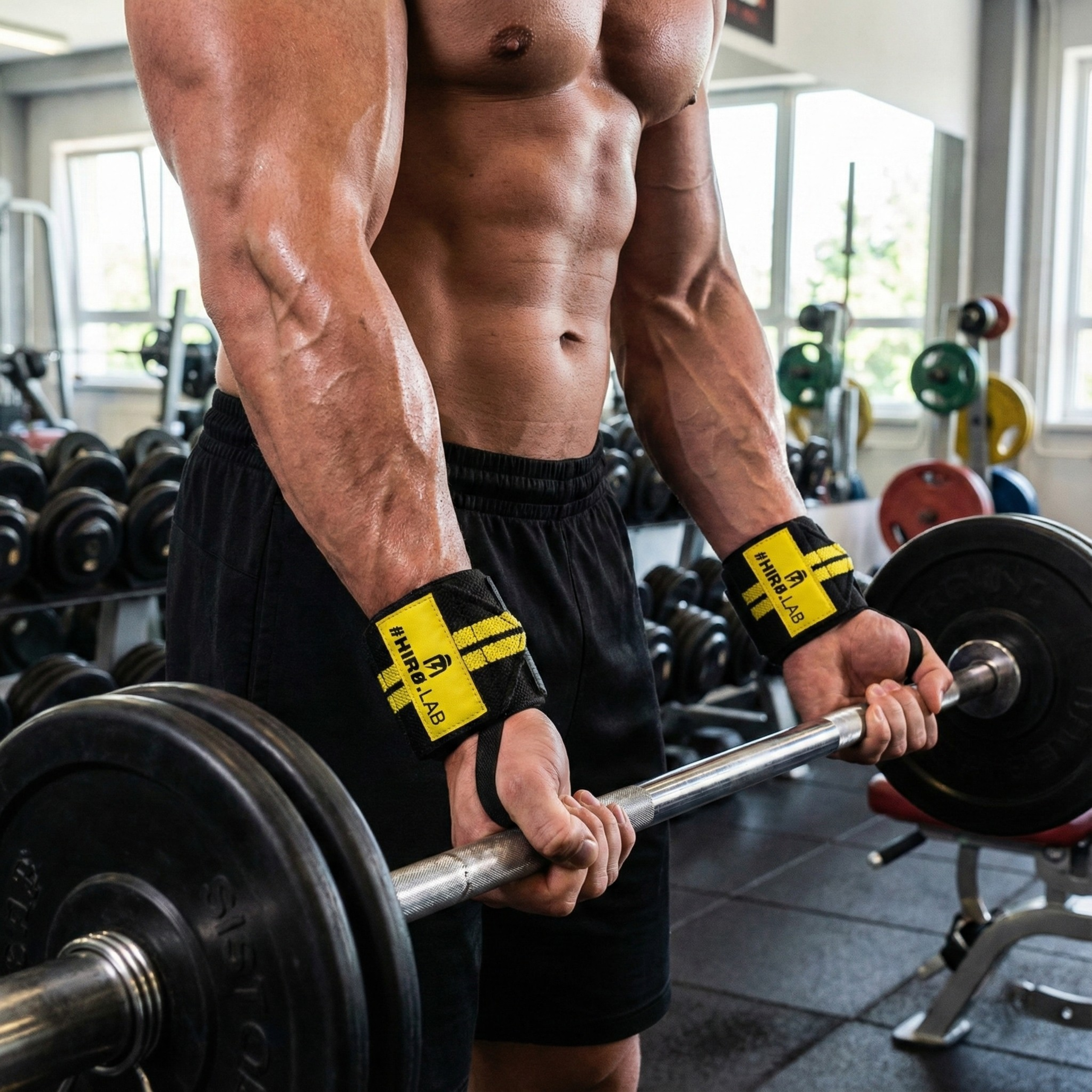 HIRO.LAB Wrist Wraps - Zpevňující pásky na zápěstí