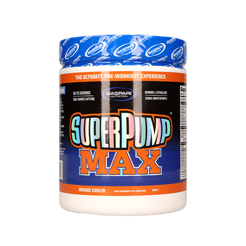 GASPARI NUTRITION - Super Pump Max - 500g - Pomerančový osvěžovač