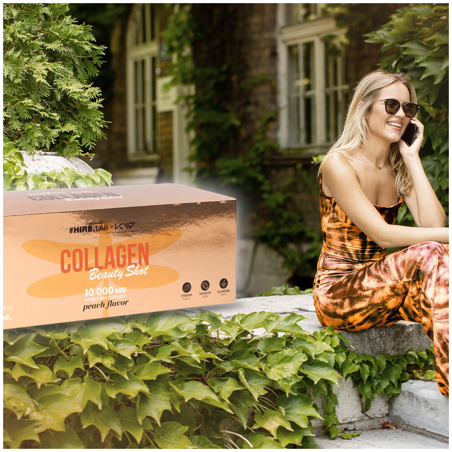 HIRO.LAB Collagen Shot – 30x 30 ml - Broskev