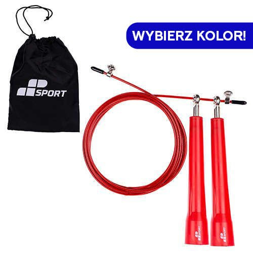 MP SPORT Jump Rope Plastic Handle - Švihadlo z plastovými úchyty - 3m
