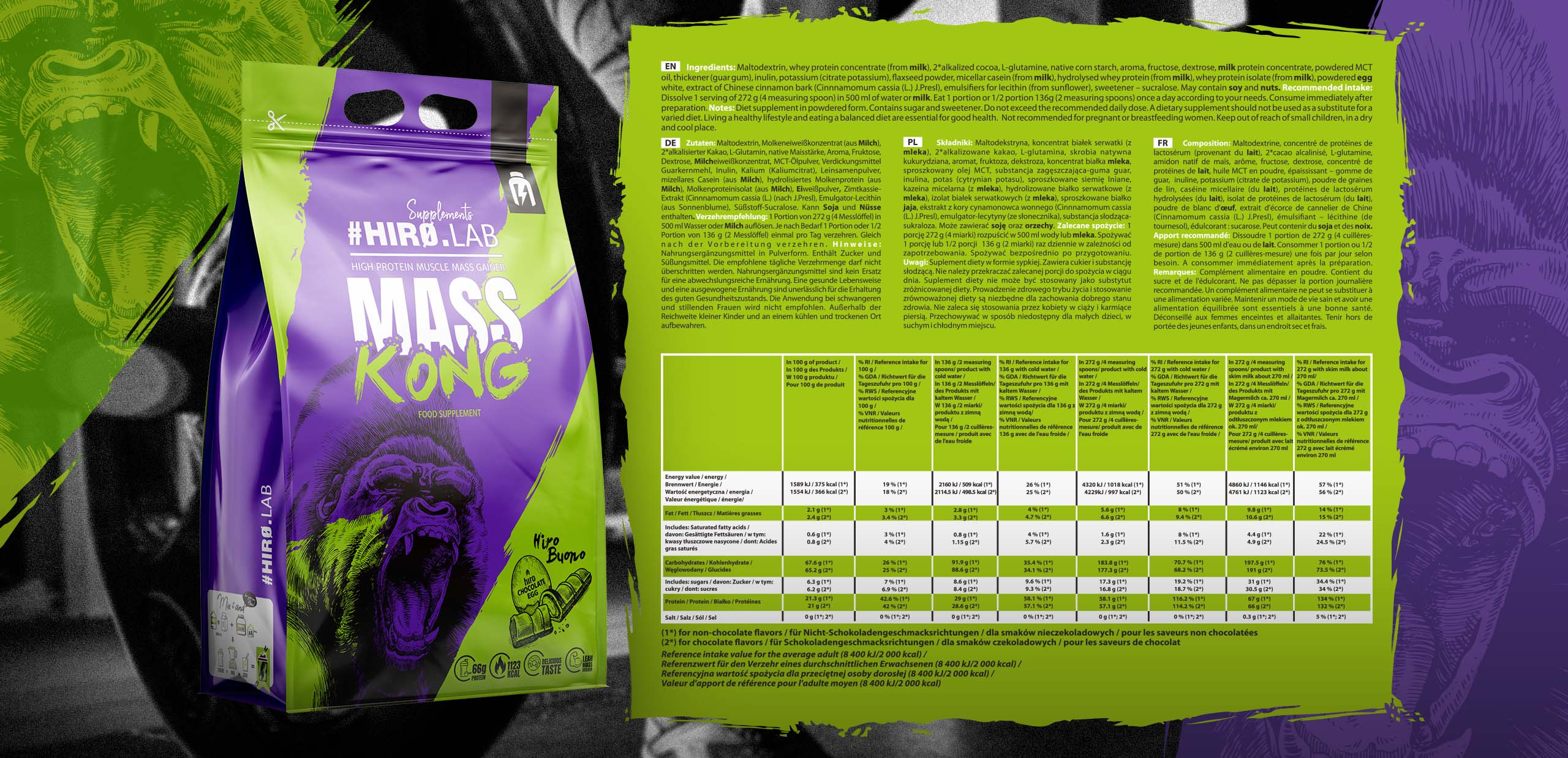 HIRO.LAB Mass Kong - 3000g