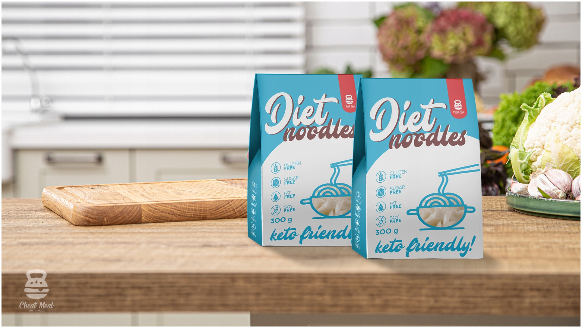 Cheat Meal Nutrition Diet Noodles - 6x 400g (6x 300g netto) - Dietní těstoviny