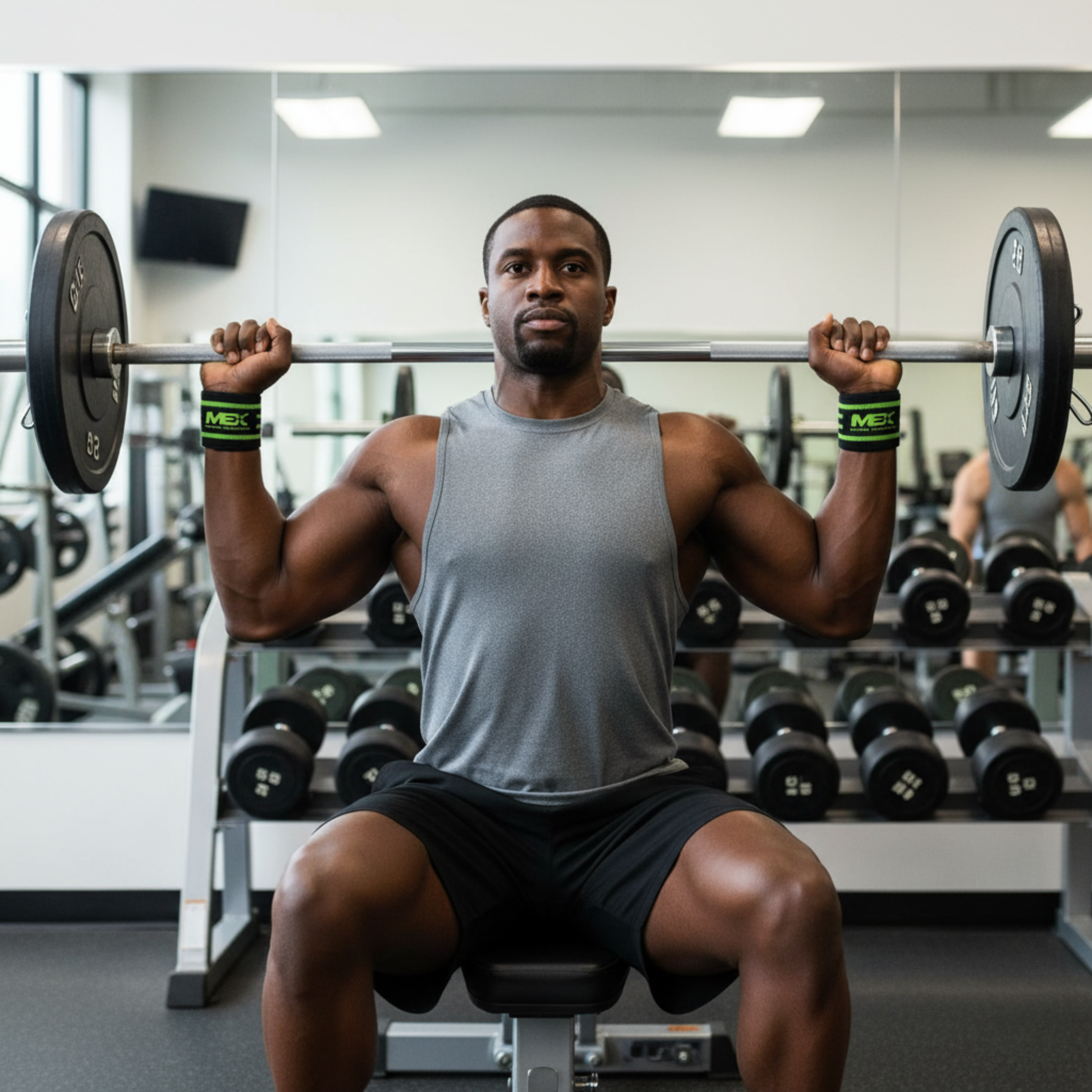 MEX SPORT - Wrist Wraps Mex - Žlutá