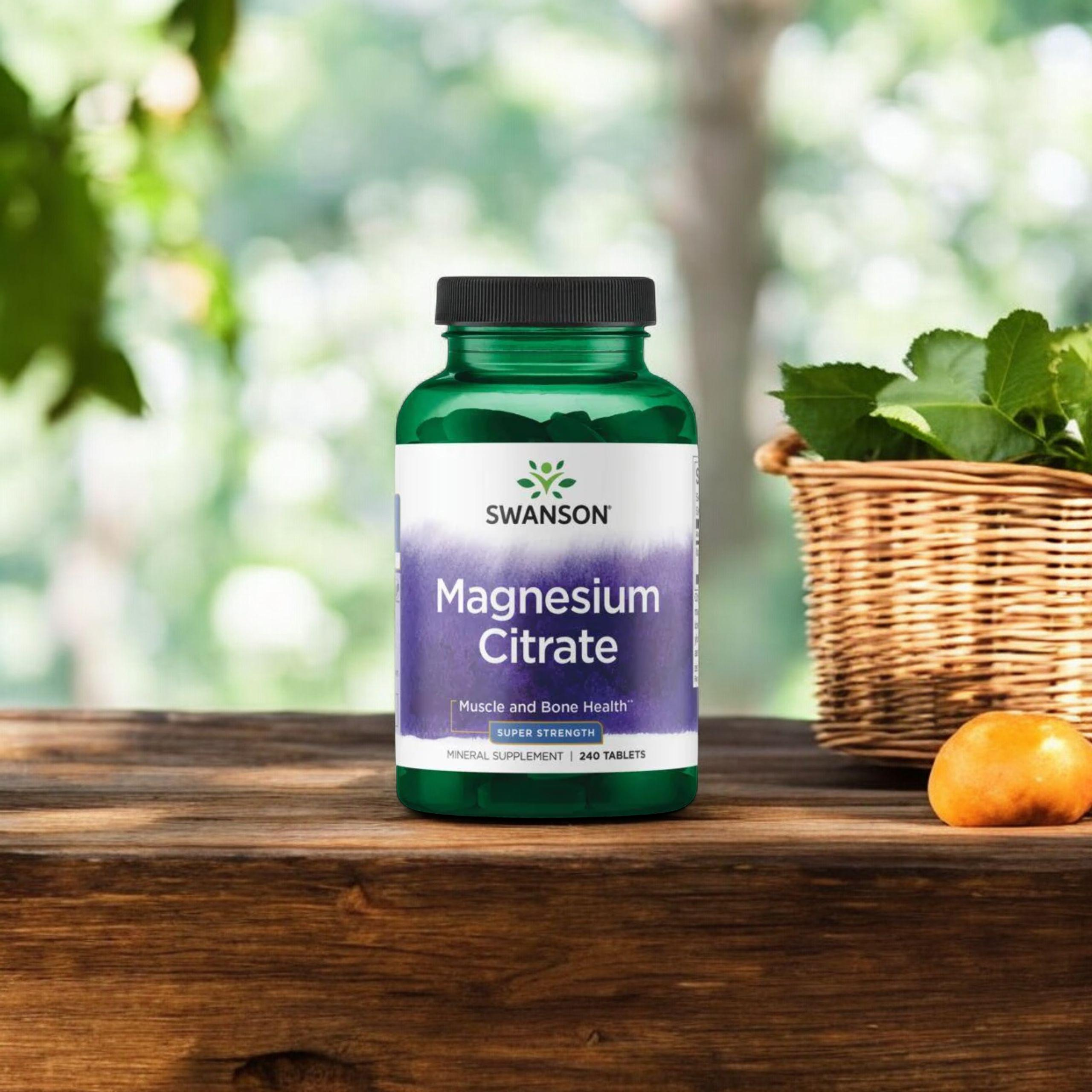 SWANSON - Citrát hořečnatý - 240tabs.
