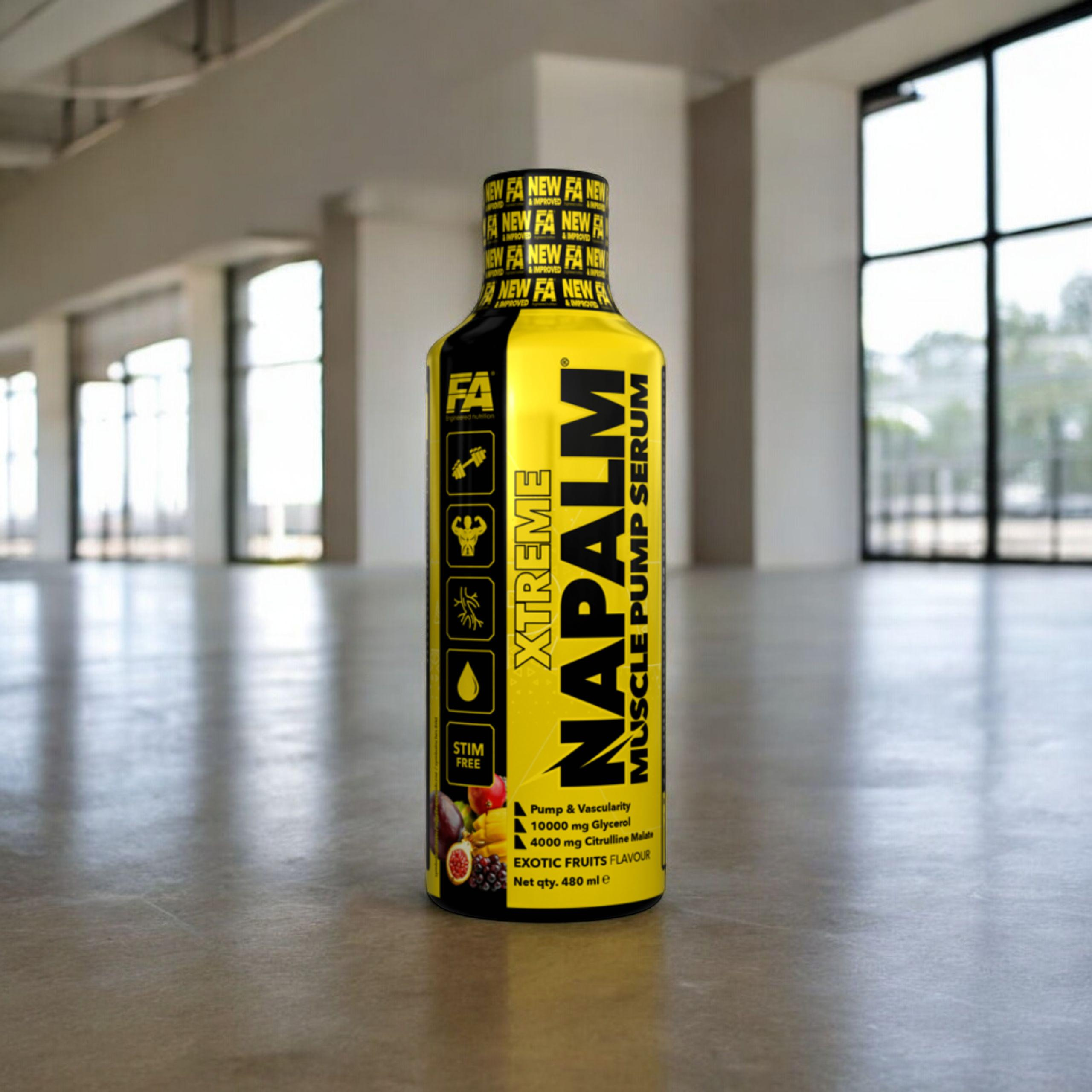 FITNESS AUTHORITY Napalm Muscle Pump Serum - 480ml - ExoticFruits - VÝPRODEJ - 31-03