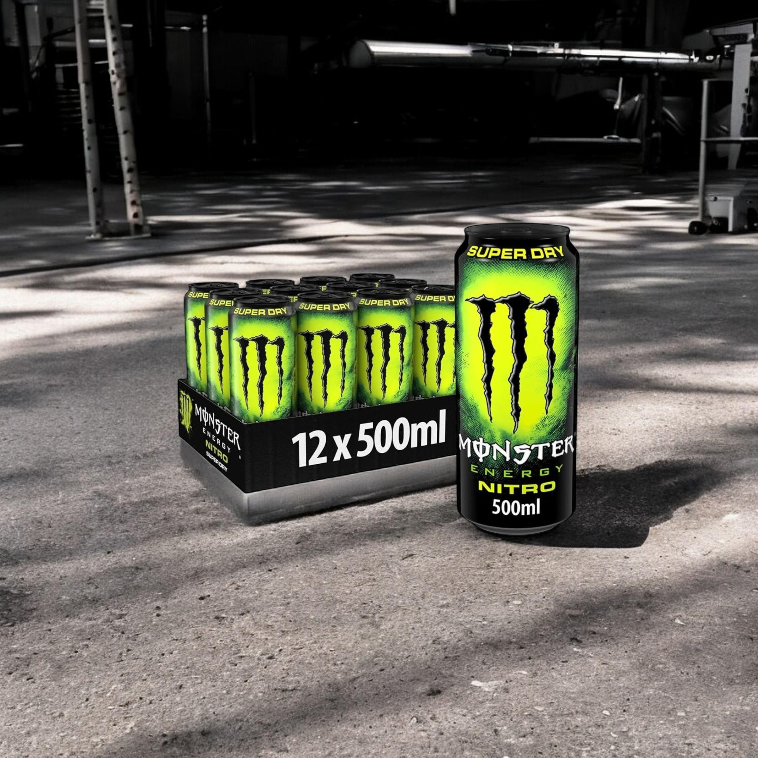 MONSTER - Energy Nitro Super Dry - 500ml x12