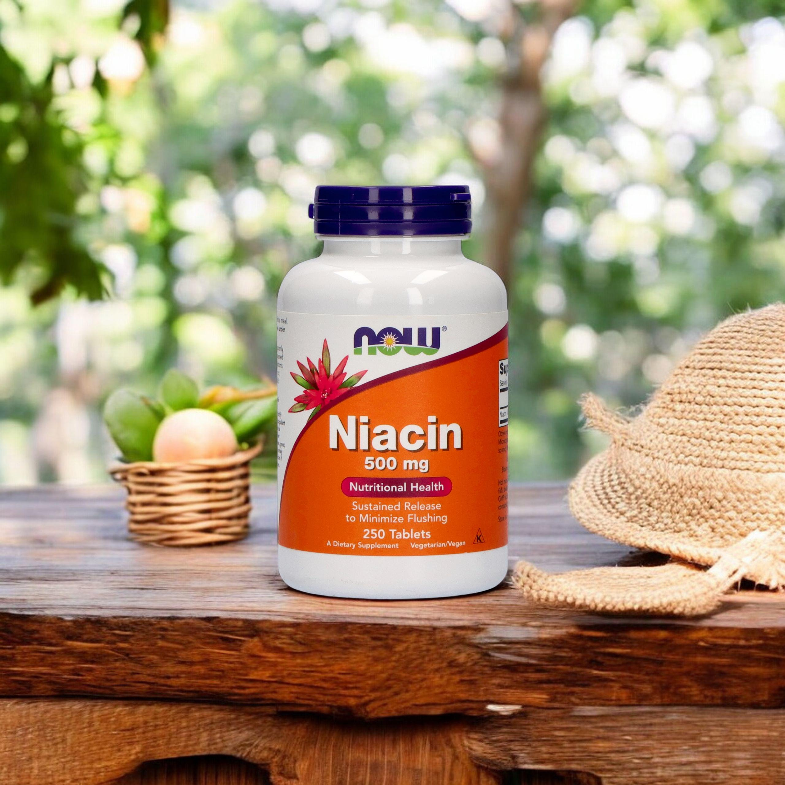 NOW Niacin 500mg - 250tabs