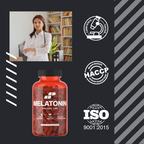 MP NUTRITION Melatonin 1mg - 300tabs - Melatonina