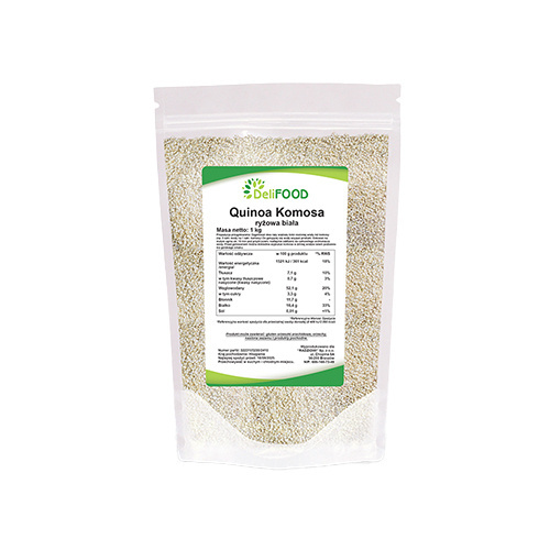 DELIFOOD Quinoa Komosa Rýžová Bílá - 1000g