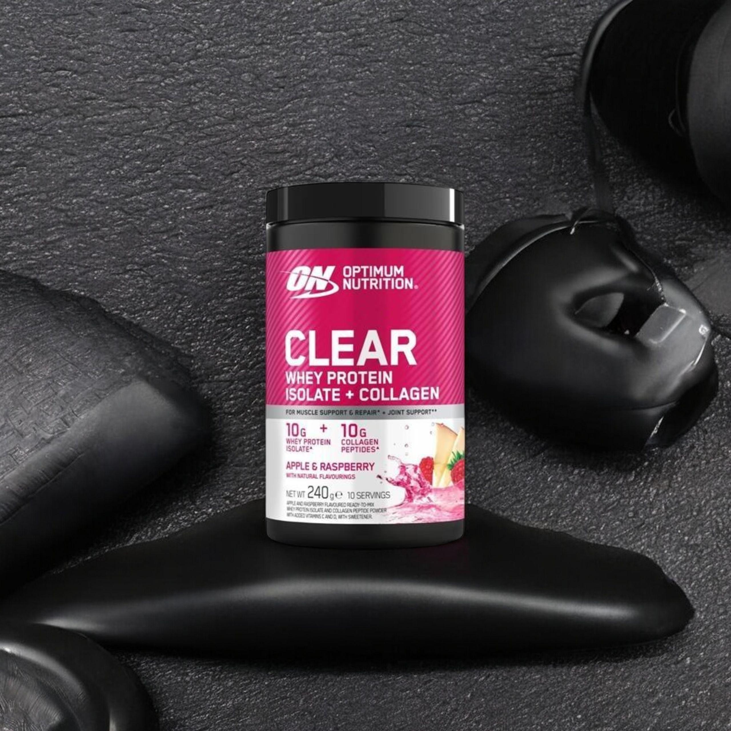 OPTIMUM NUTRITION - Syrovátkový Kolagen - 240g - Jablko Malina