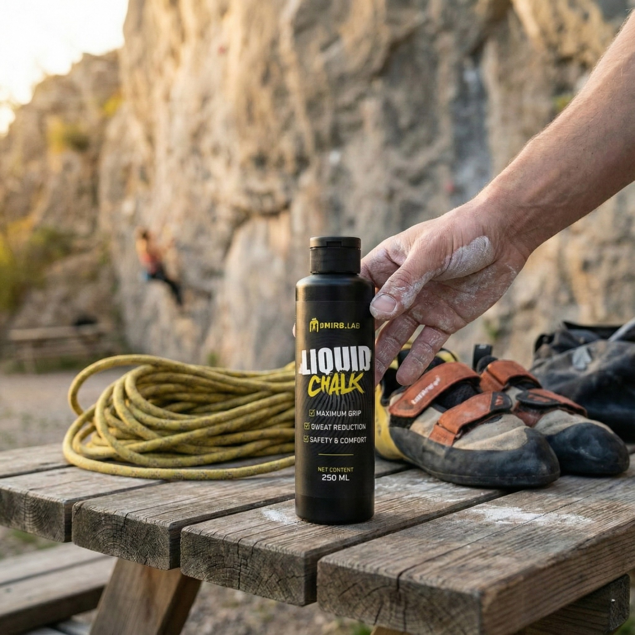 Chalk - magnezia v kostce - crossfit lezení trojboj gymnastika