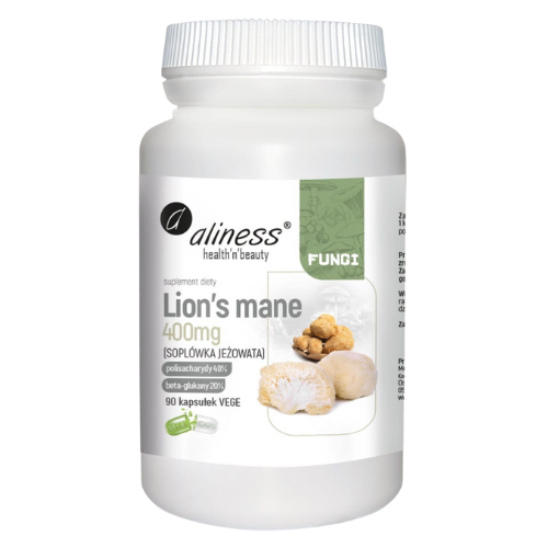 ALINESS - Lion's Mane 400mg - 90vcaps.