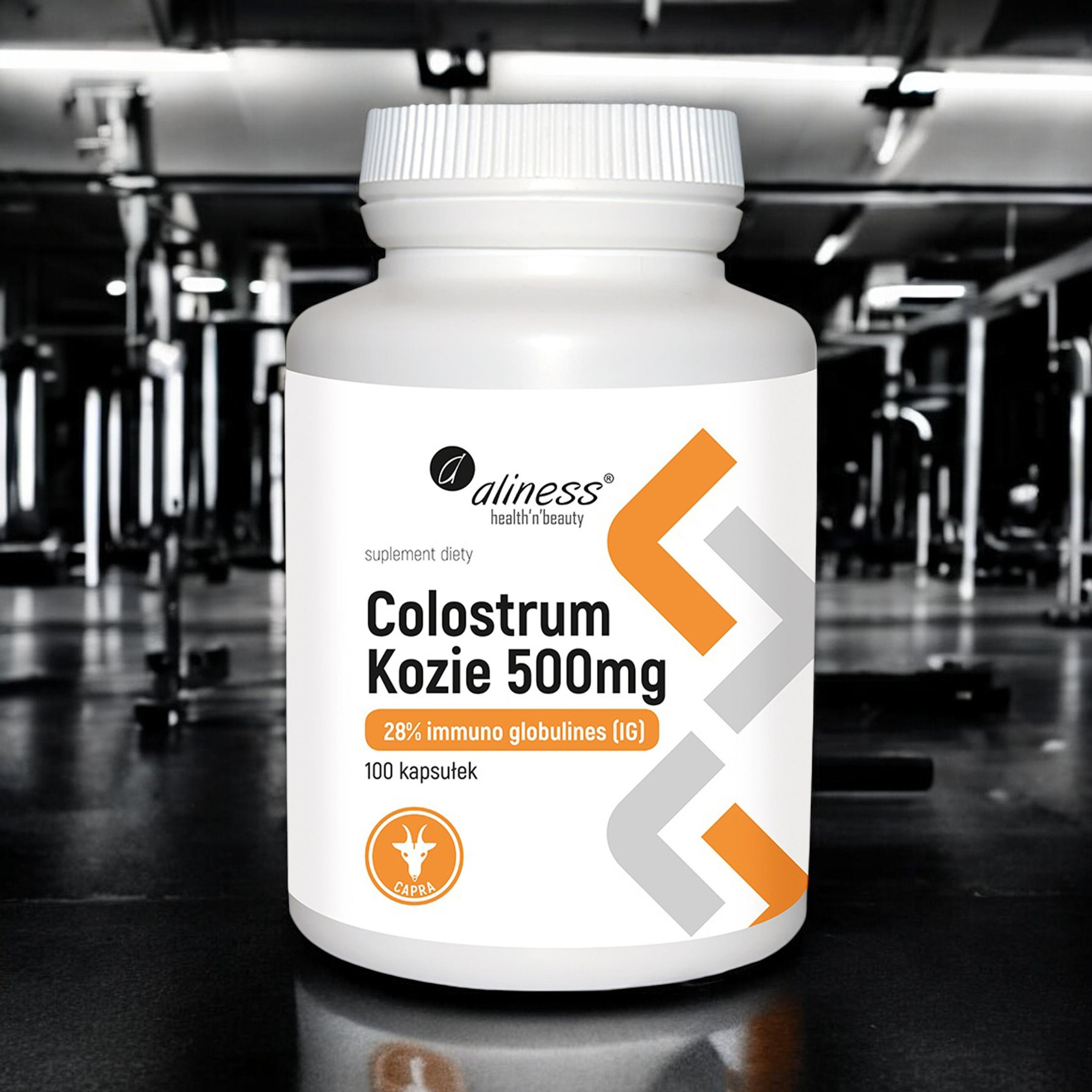 Aliness Colostrum Kozie 500mg - 100caps.