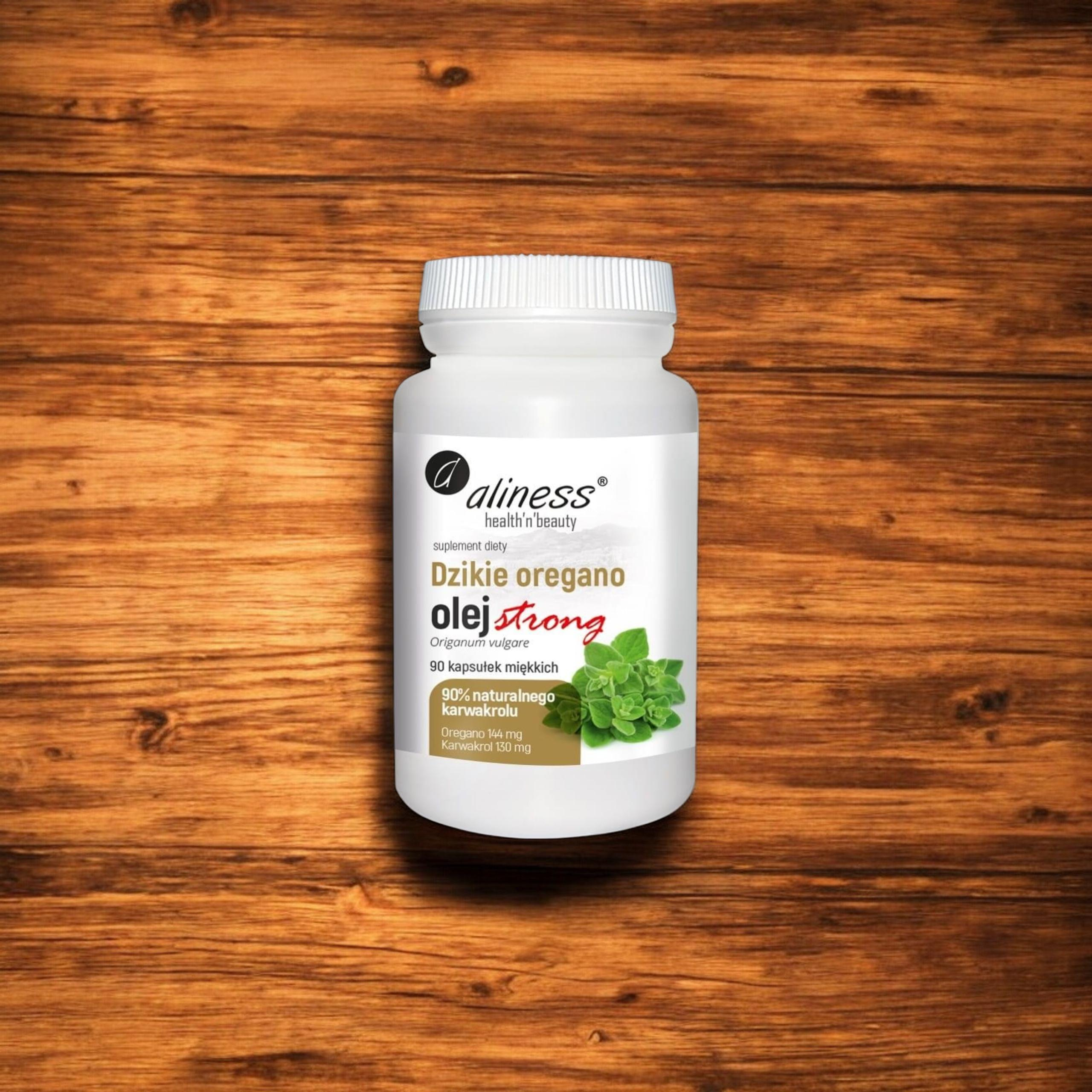 ALINESS - Oregano Olej Strong 100% Přírodní - 90vcaps.