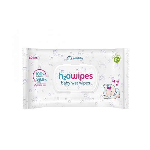 ALG PHARMA H2Owipes Baby Wet Wipes - 60szt. - Vlhčené ubrousky