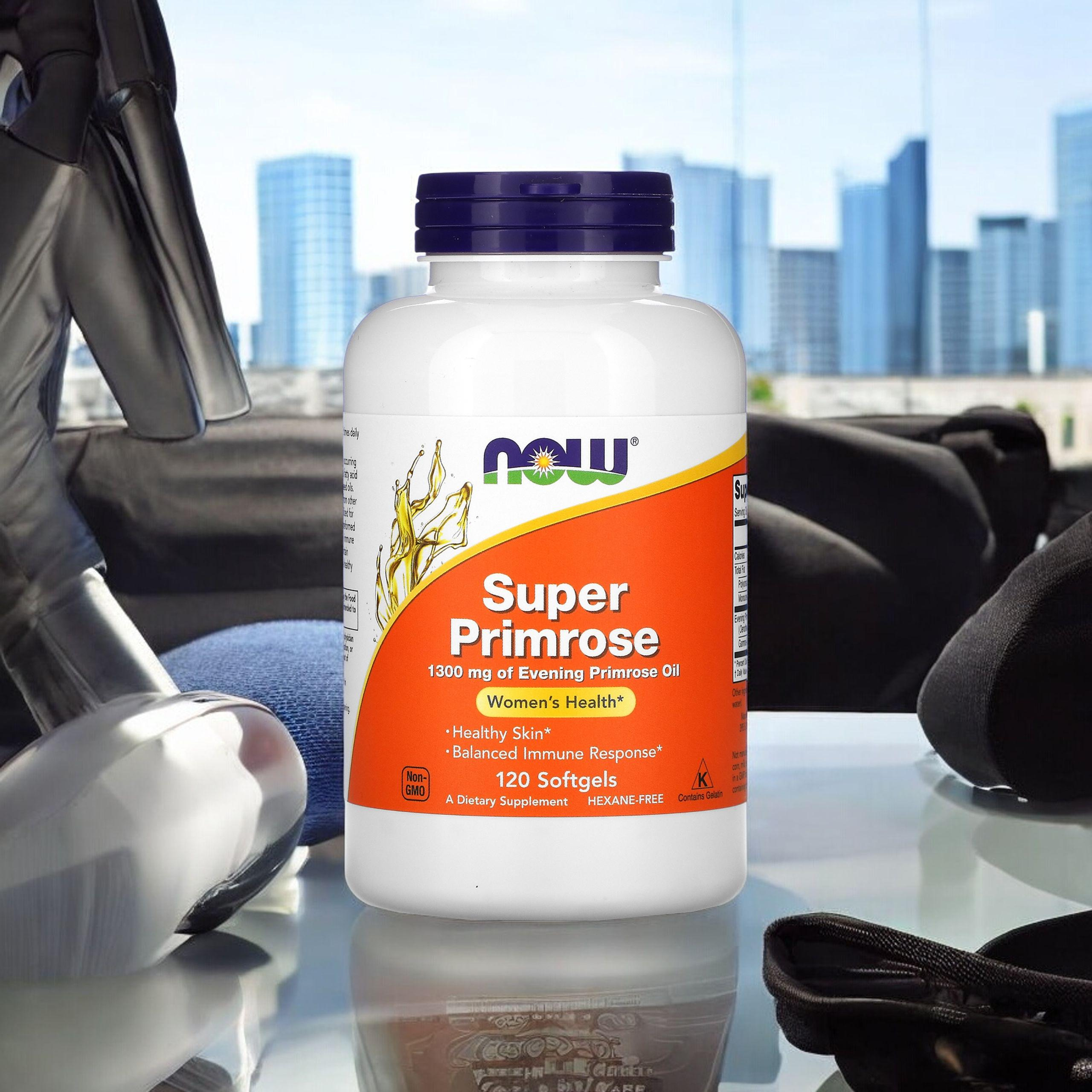 NOW Super Primrose - 120softgels. - Olej z Pupalky Dvouleté