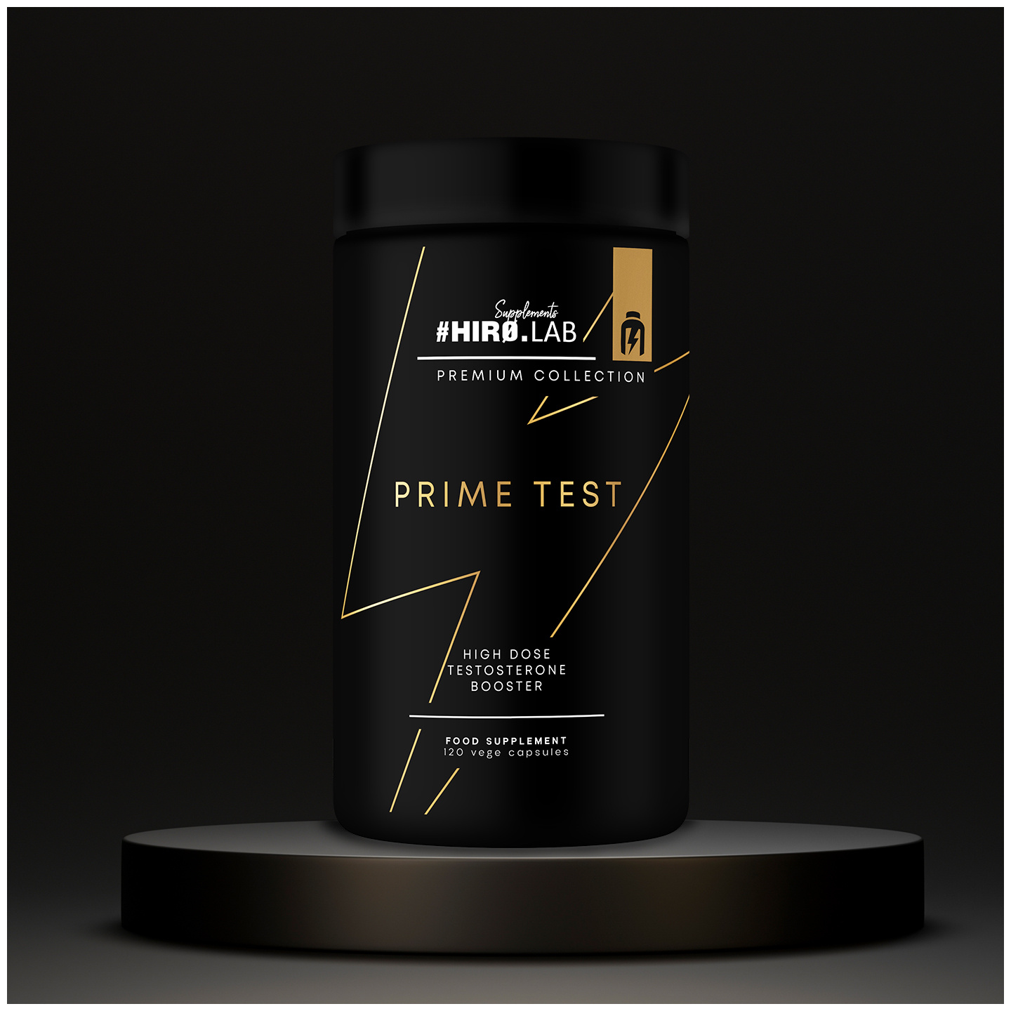 HIRO.LAB Prime Test - 120vcaps. + Magnet - 90vcaps.