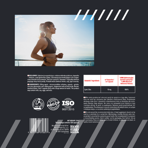 MP NUTRITION Zinc - 120caps - Zinek