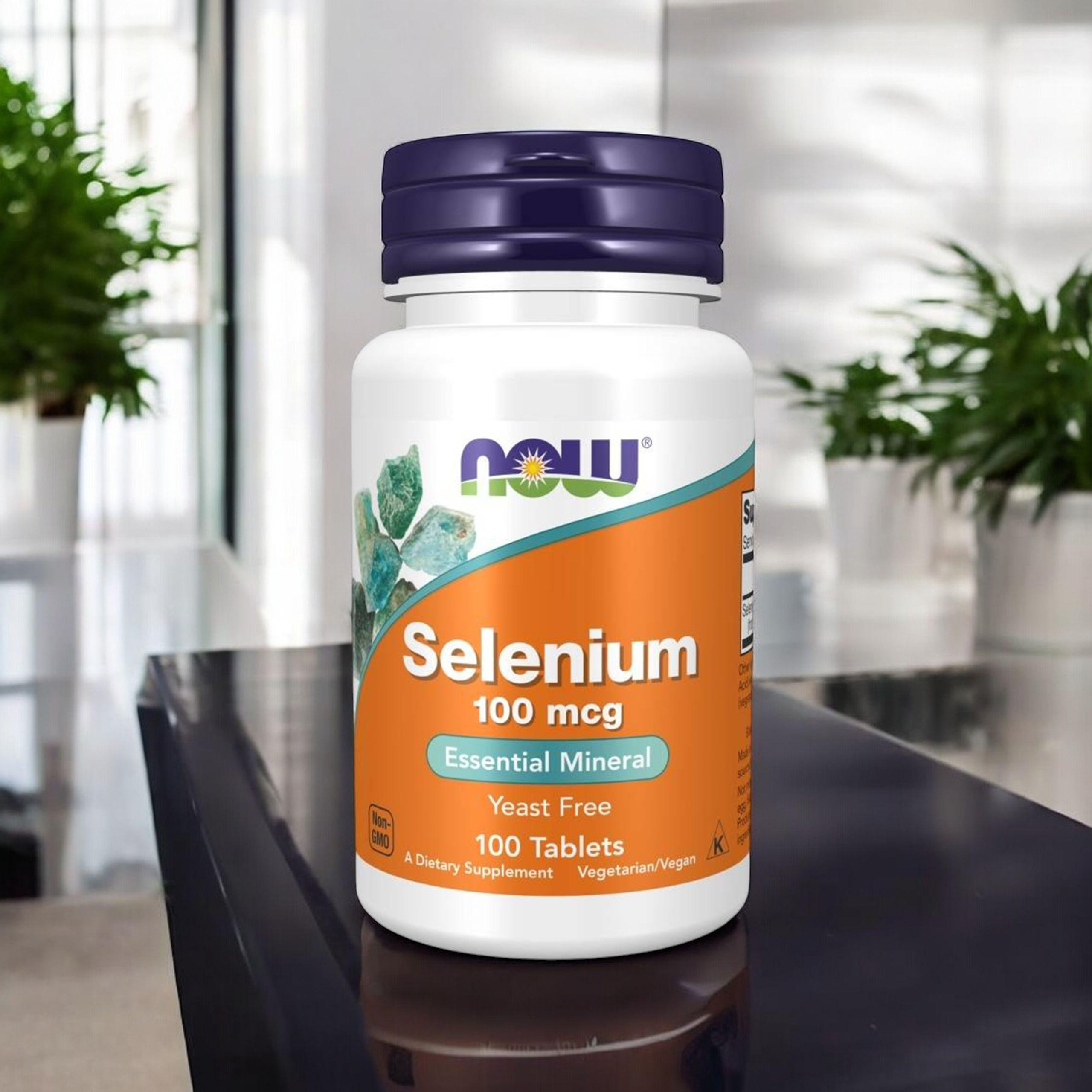 NOW Selenium 100mcg - 100tabs