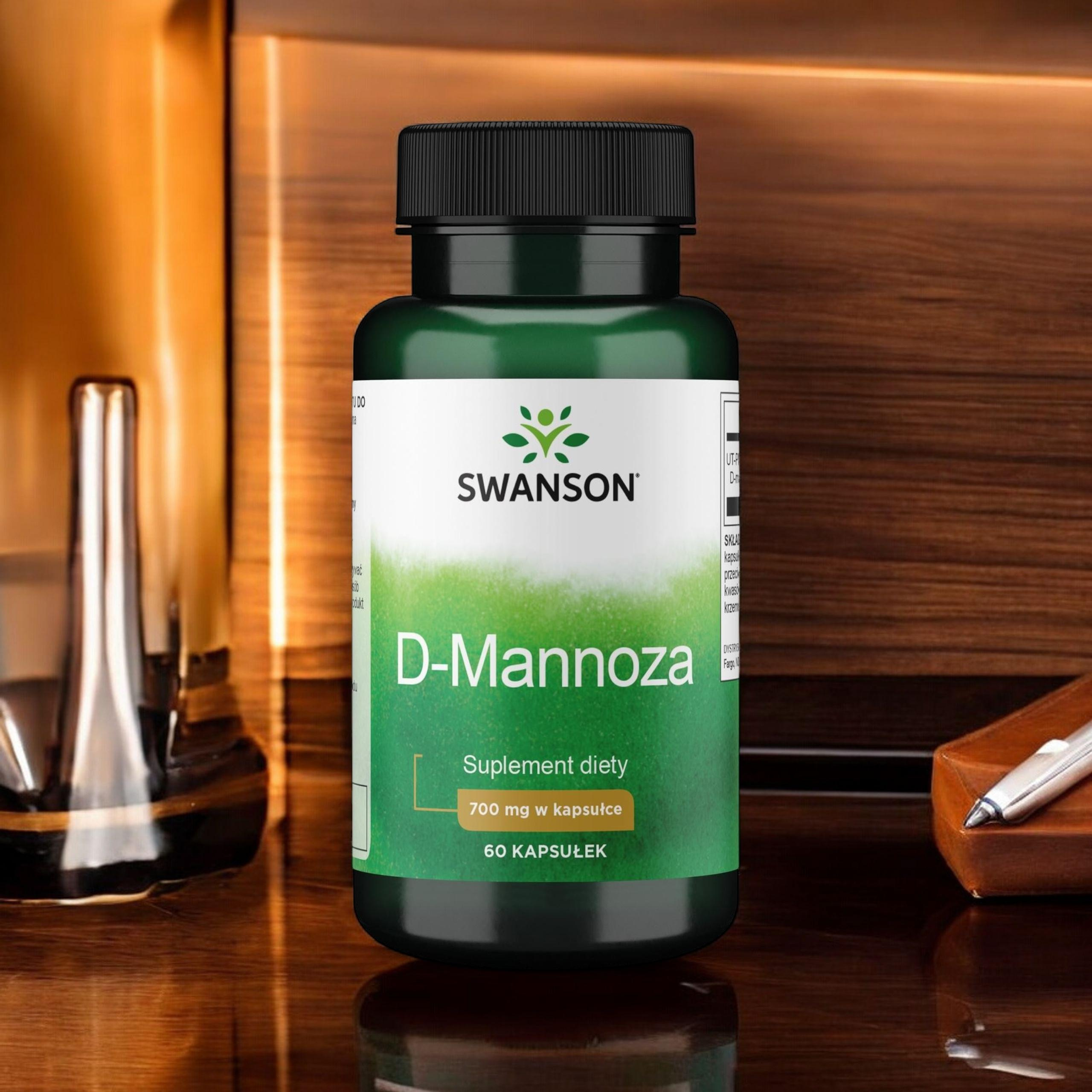 SWANSON - D-Mannóza 700mg - 60vcaps.