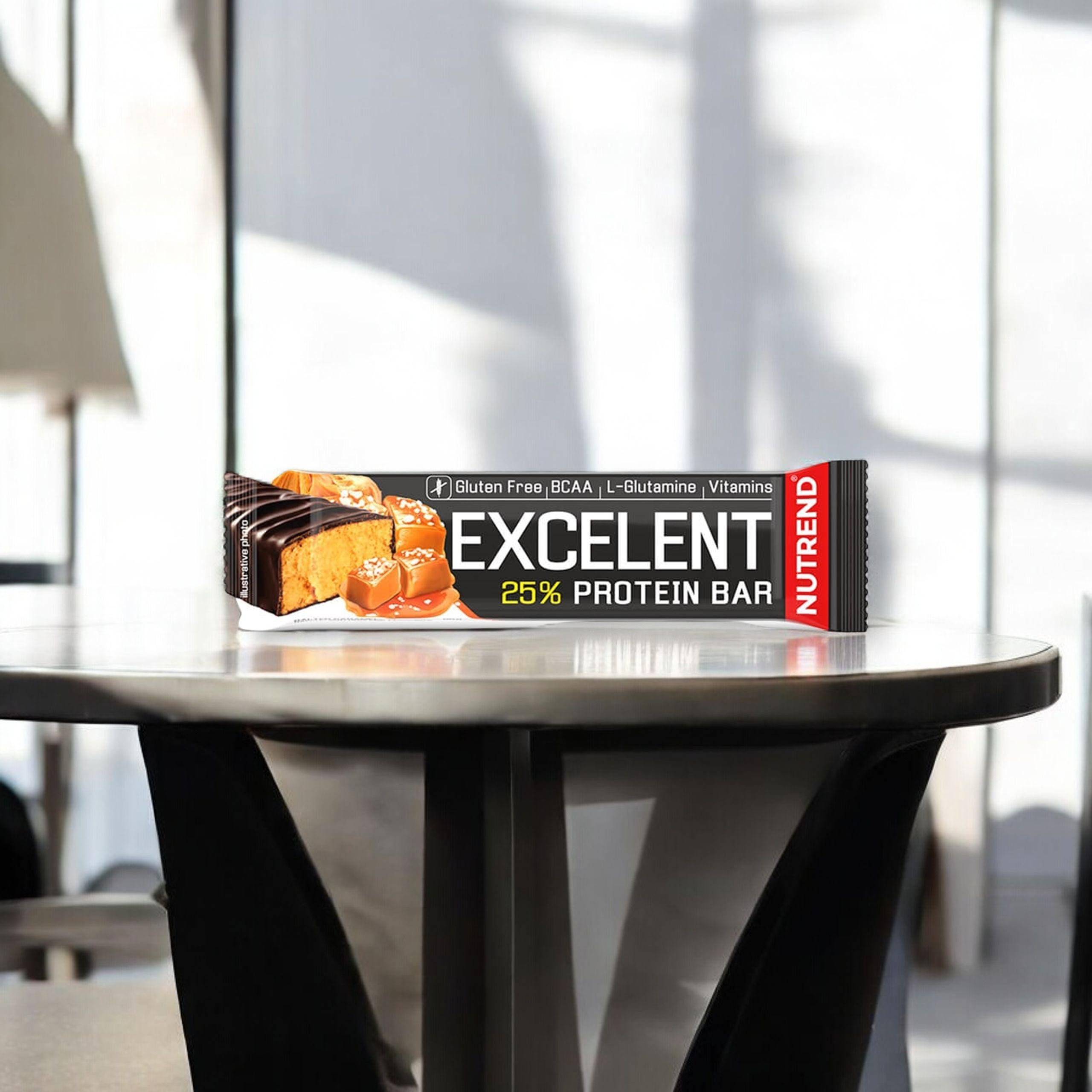 NUTREND Excelent Protein Bar - 85g - Proteinová tyčinka - VÝPRODEJ - 21-03