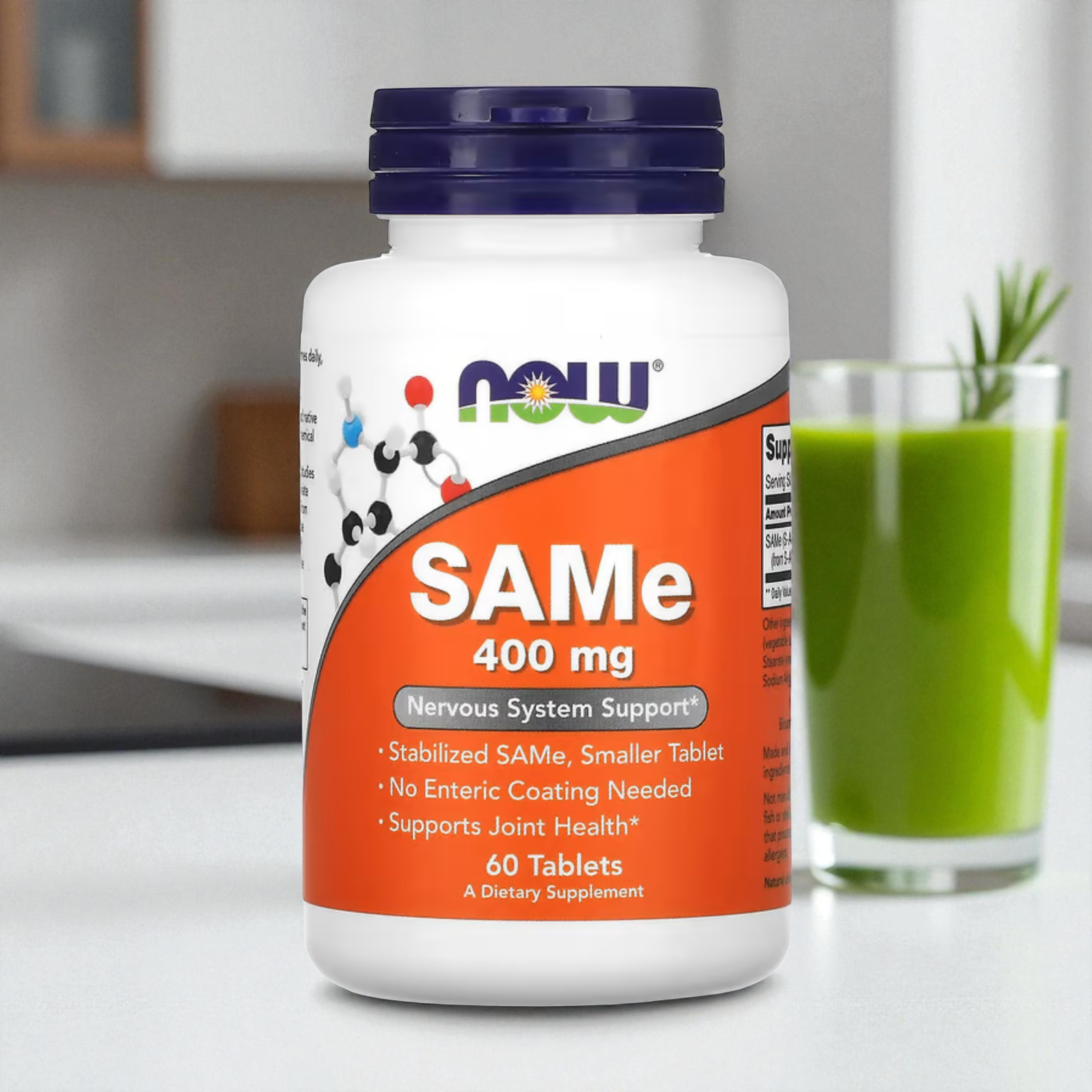 NOW - SAMe S-Adenosyl L-Methionin - 400 mg - 60 tablet