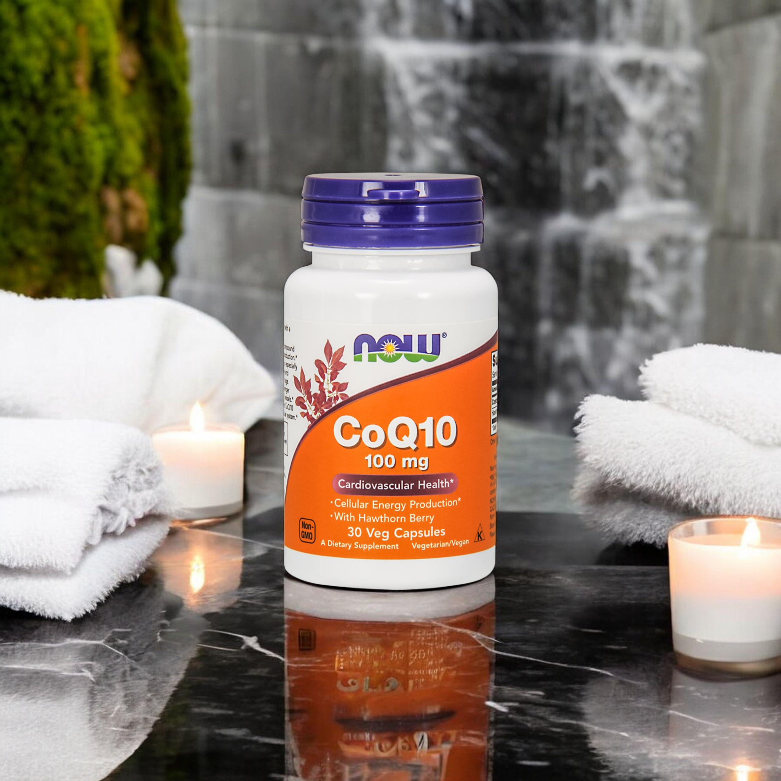 NOW CoQ10 ( Koenzym Q10 ) 100mg - 30vegcaps