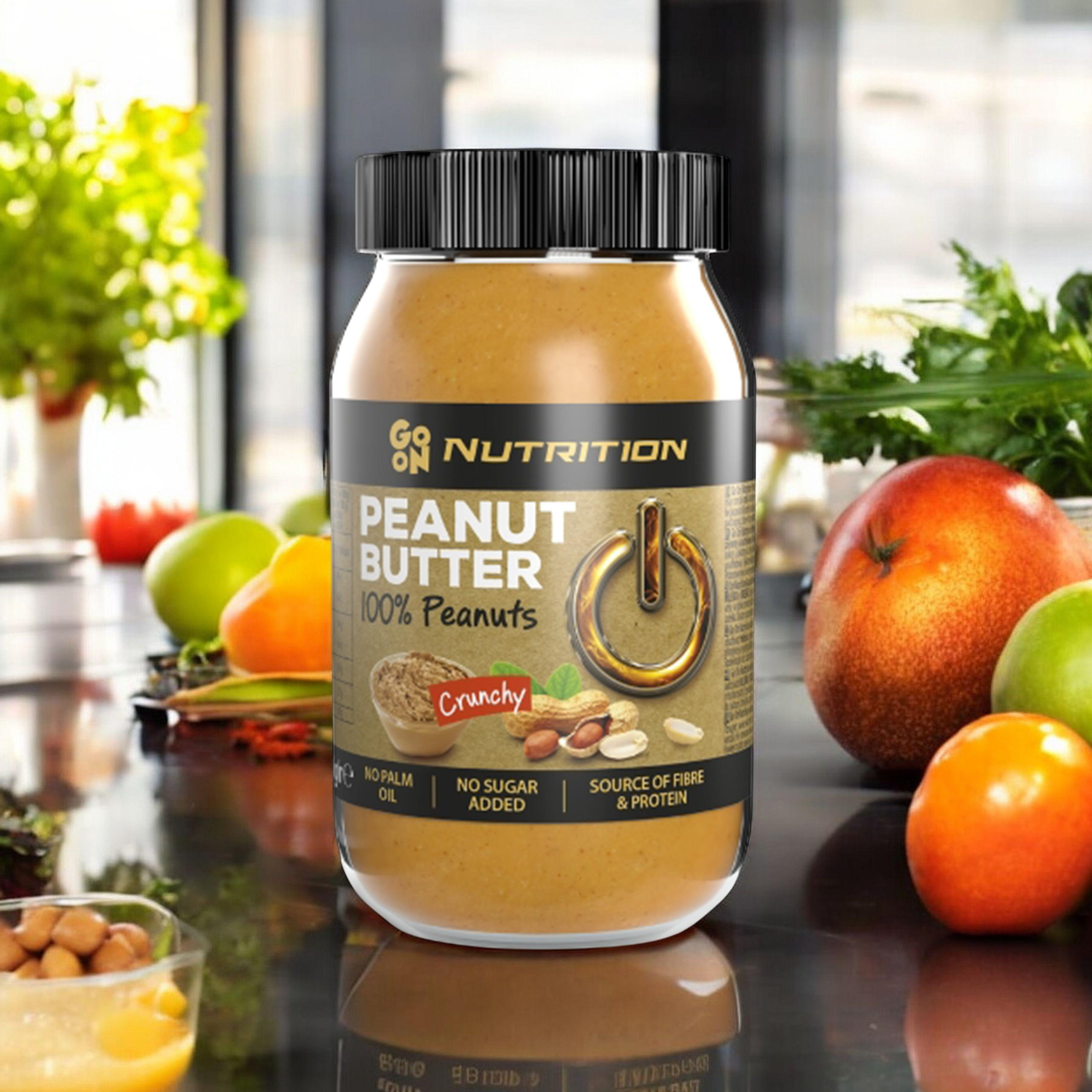 GO ON NUTRITION Peanut Cream 100% Peanuts - 900g - Arašídový krém